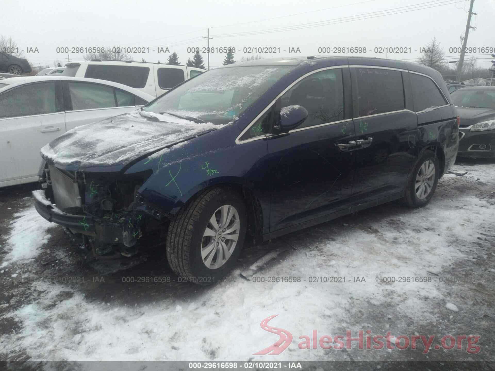 5FNRL5H63GB120455 2016 HONDA ODYSSEY