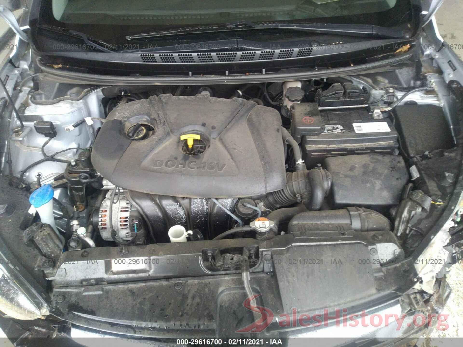 5NPDH4AE6GH702803 2016 HYUNDAI ELANTRA