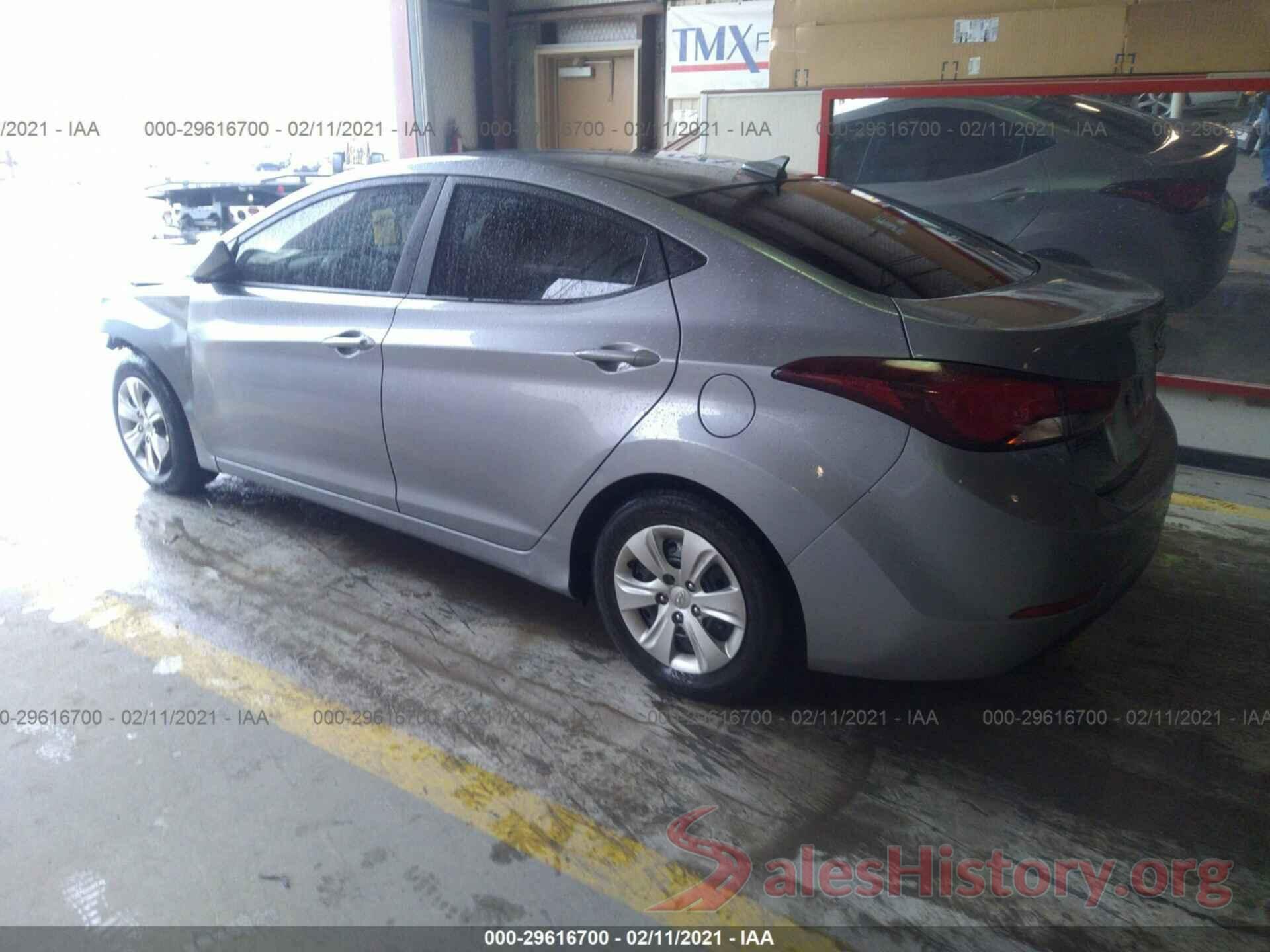 5NPDH4AE6GH702803 2016 HYUNDAI ELANTRA