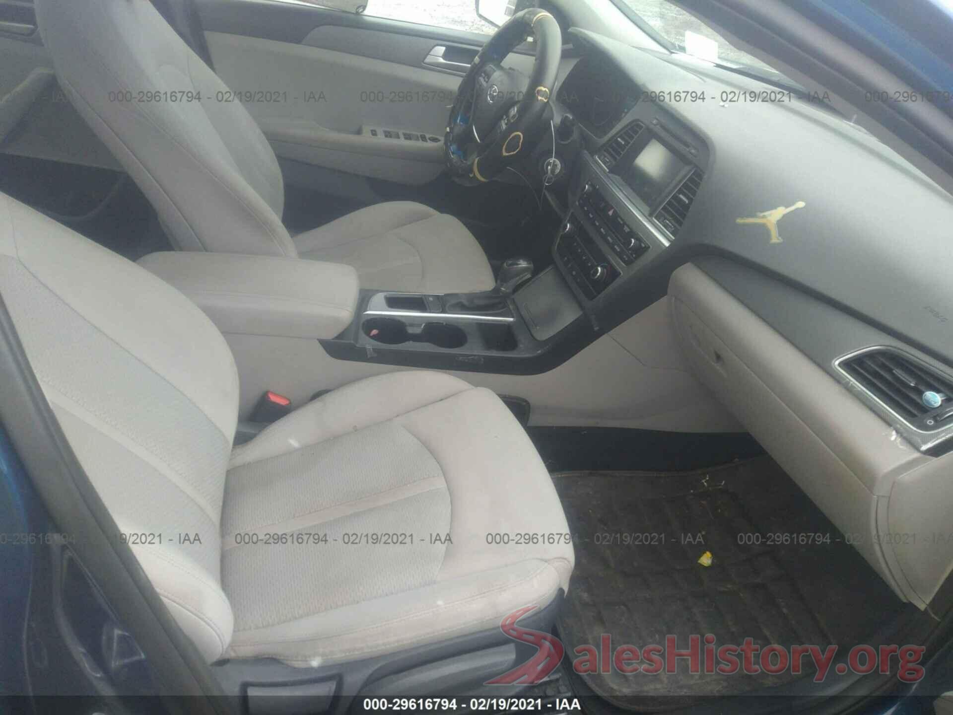 5NPE24AF0GH295107 2016 HYUNDAI SONATA