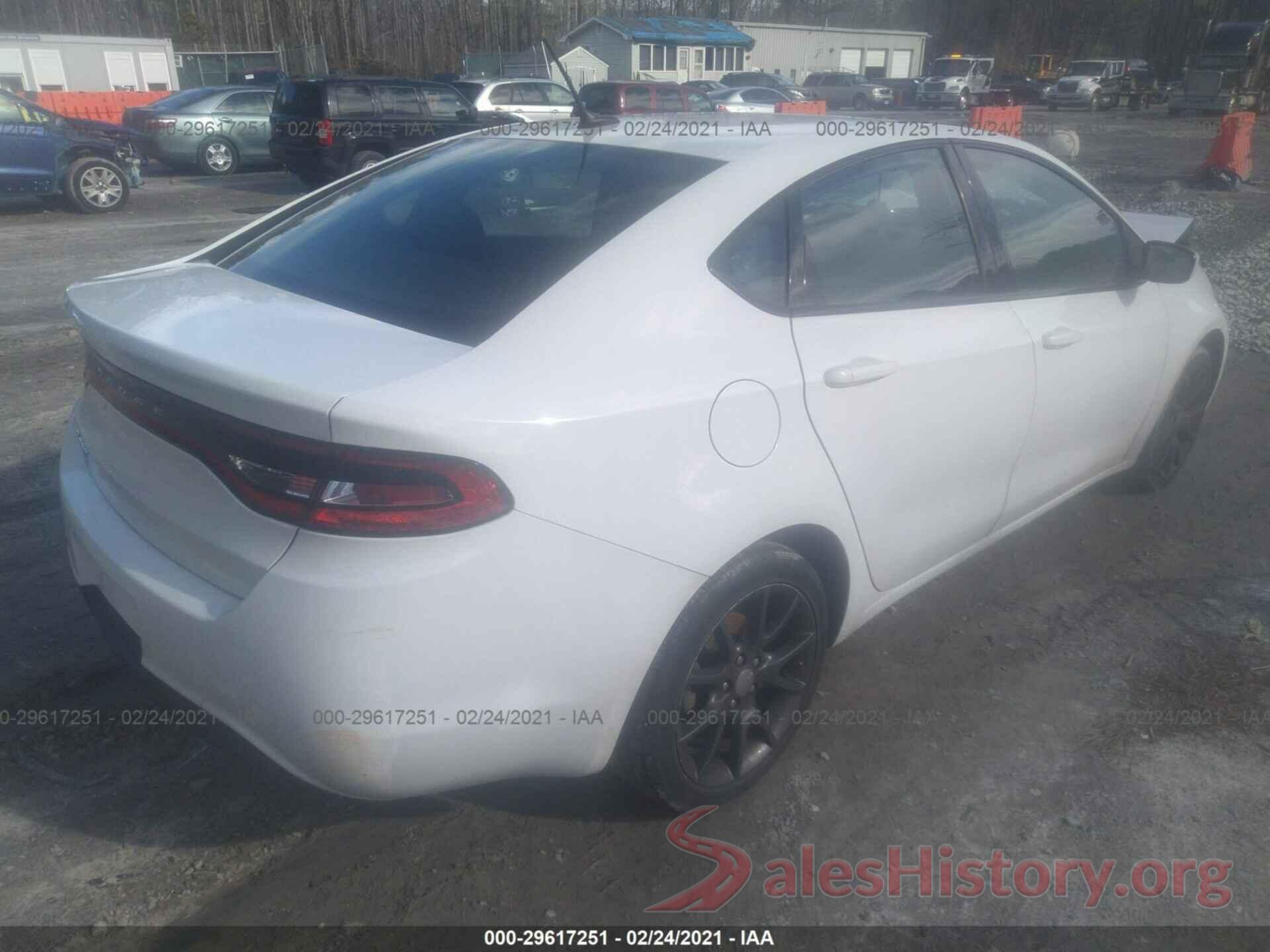 1C3CDFAA5GD555335 2016 DODGE DART