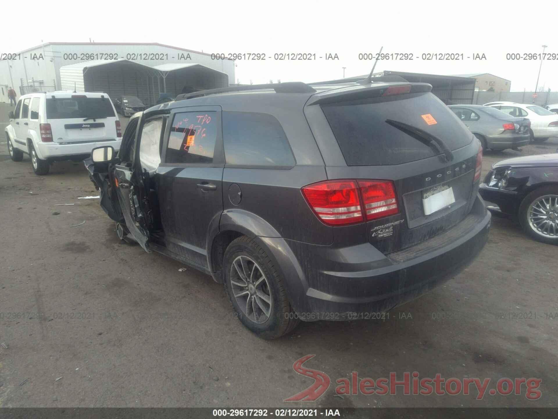 3C4PDCAB4JT352989 2018 DODGE JOURNEY