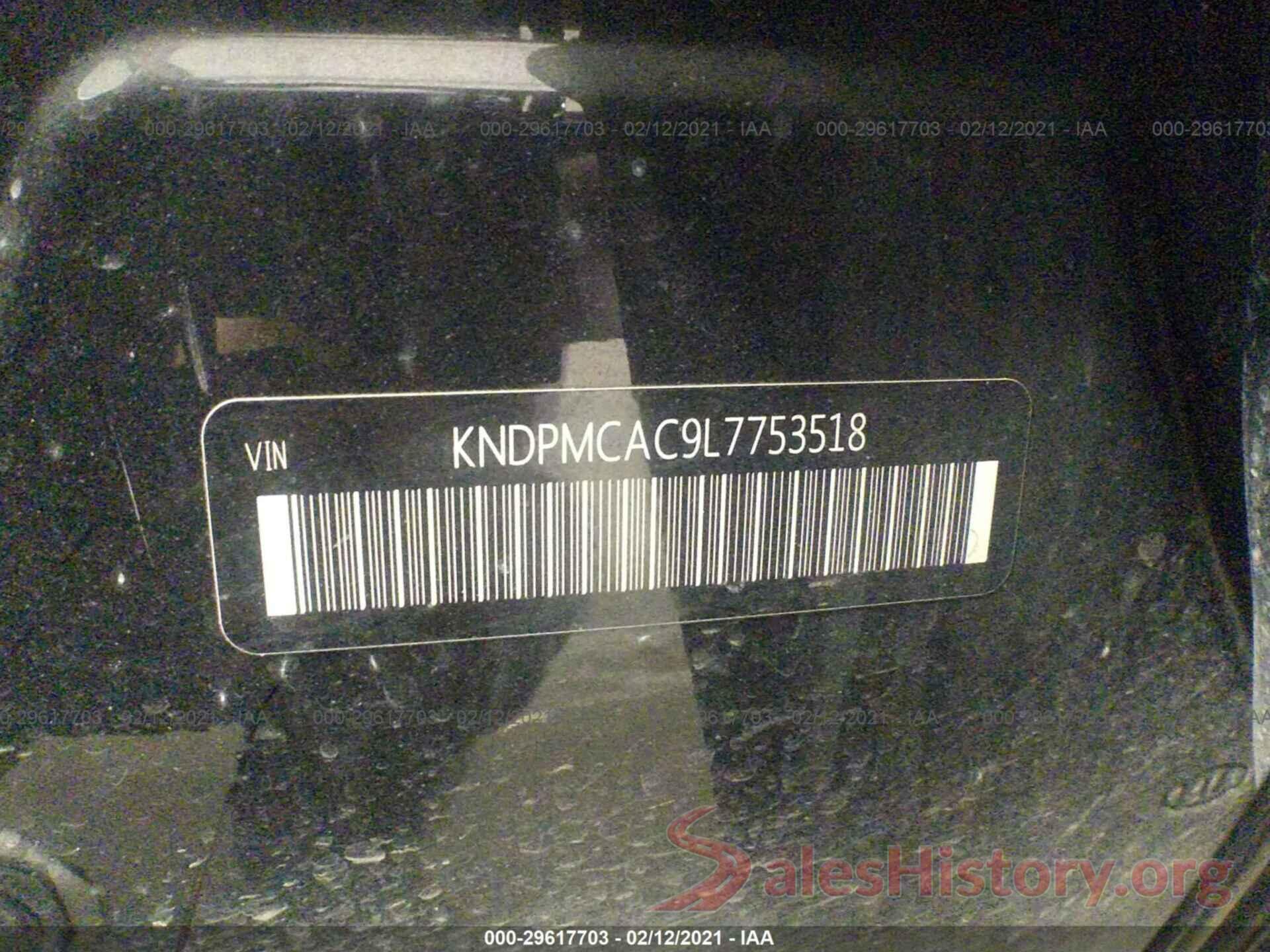 KNDPMCAC9L7753518 2020 KIA SPORTAGE