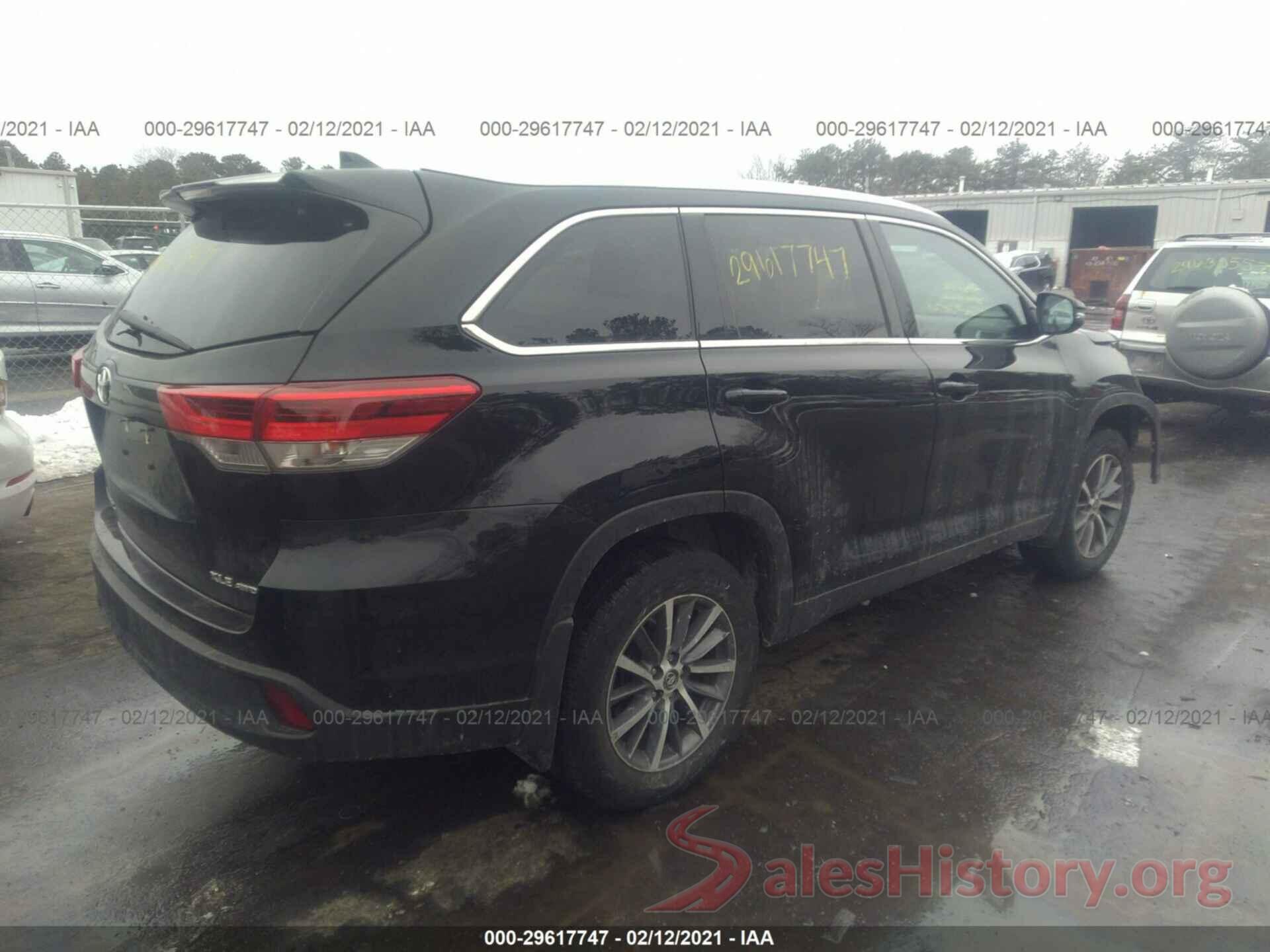 5TDJZRFH7KS589754 2019 TOYOTA HIGHLANDER