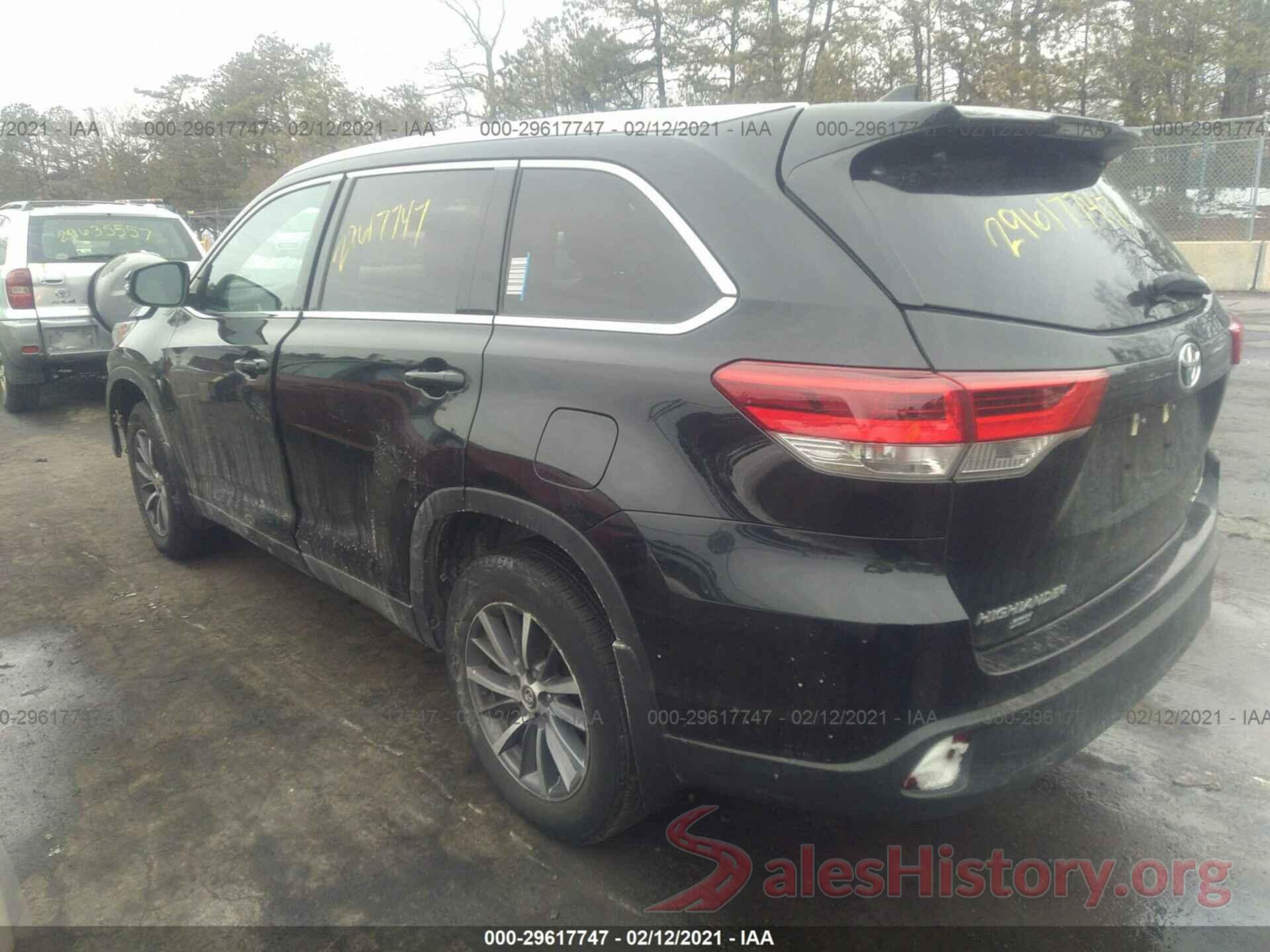 5TDJZRFH7KS589754 2019 TOYOTA HIGHLANDER