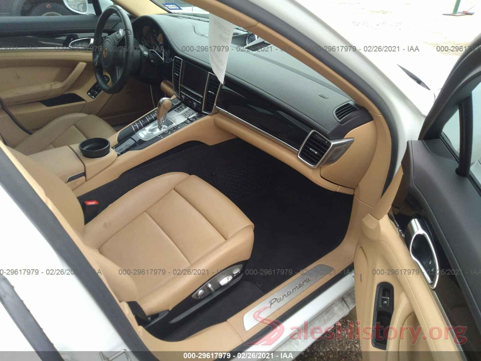 WP0AA2A70GL007337 2016 PORSCHE PANAMERA