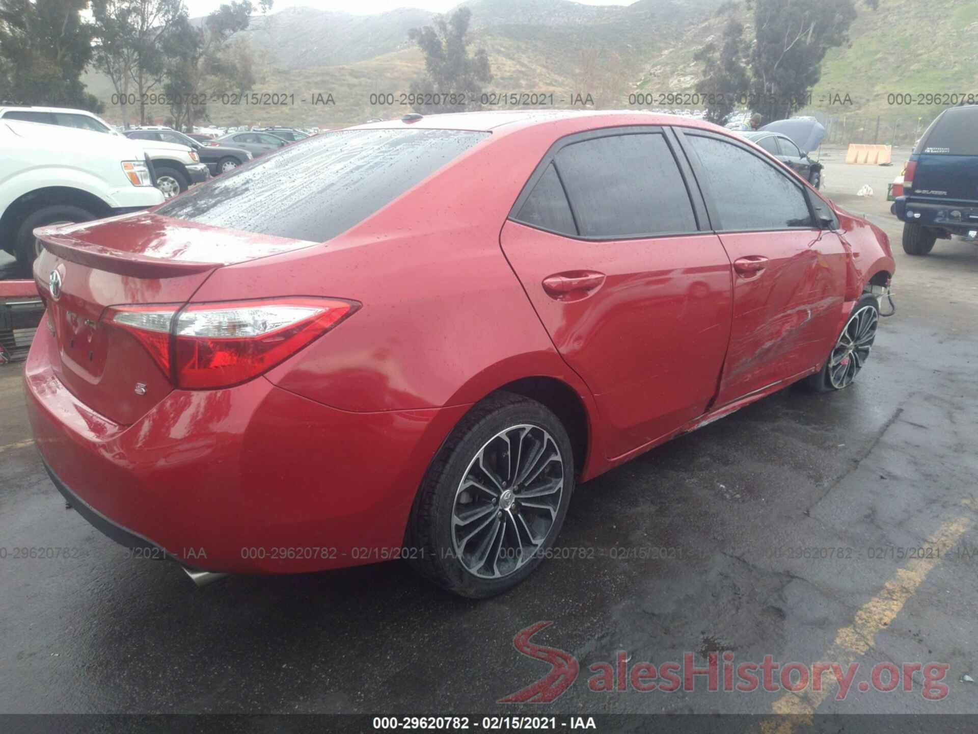 5YFBURHE7GP390046 2016 TOYOTA COROLLA