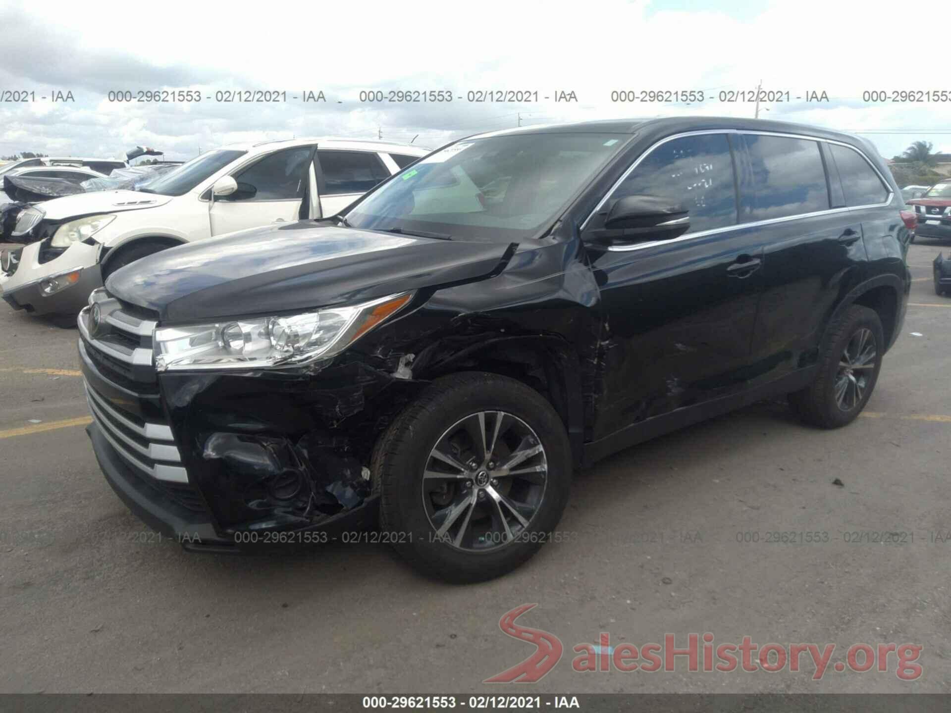 5TDZZRFH3KS294671 2019 TOYOTA HIGHLANDER