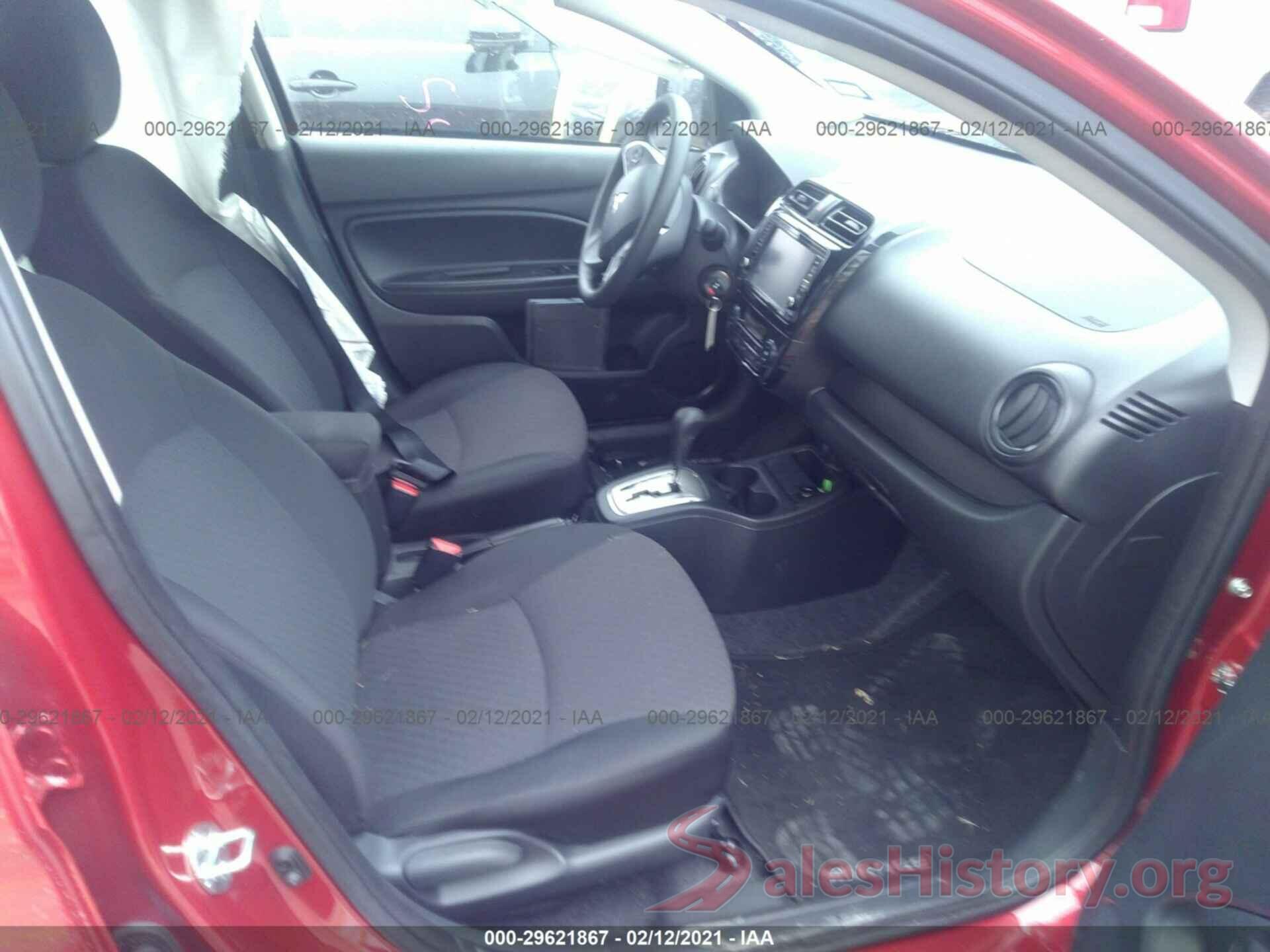 ML32A3HJ1LH007357 2020 MITSUBISHI MIRAGE