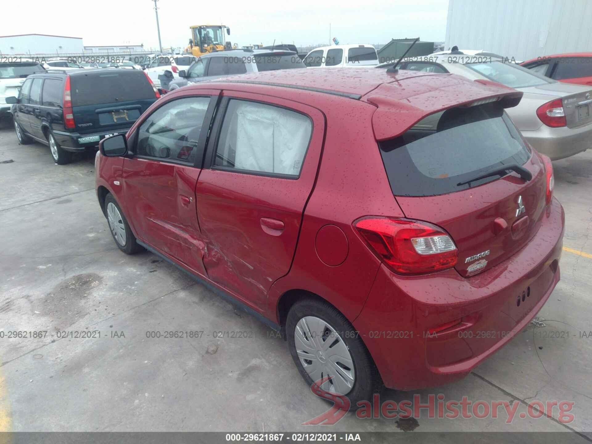 ML32A3HJ1LH007357 2020 MITSUBISHI MIRAGE