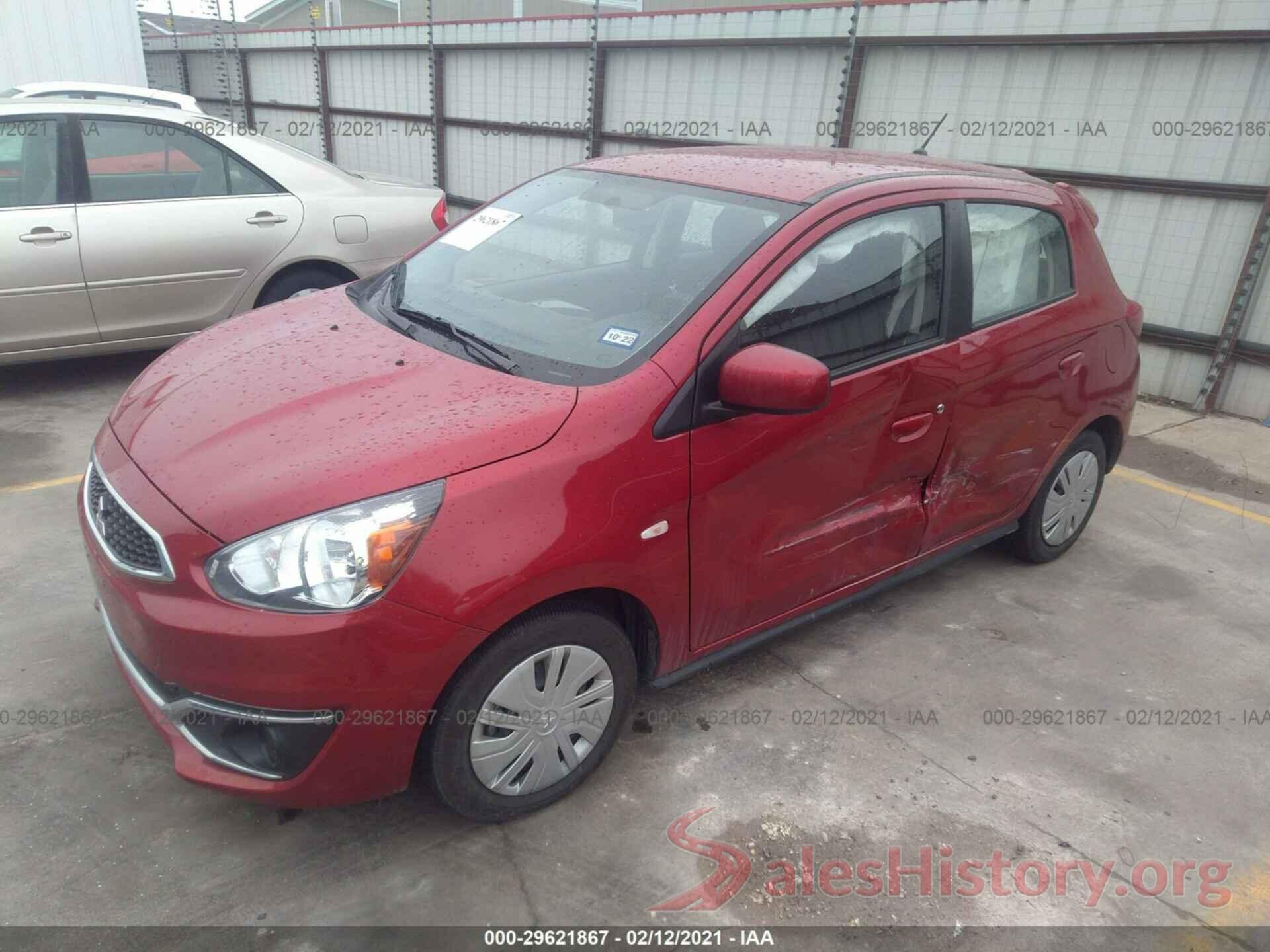 ML32A3HJ1LH007357 2020 MITSUBISHI MIRAGE