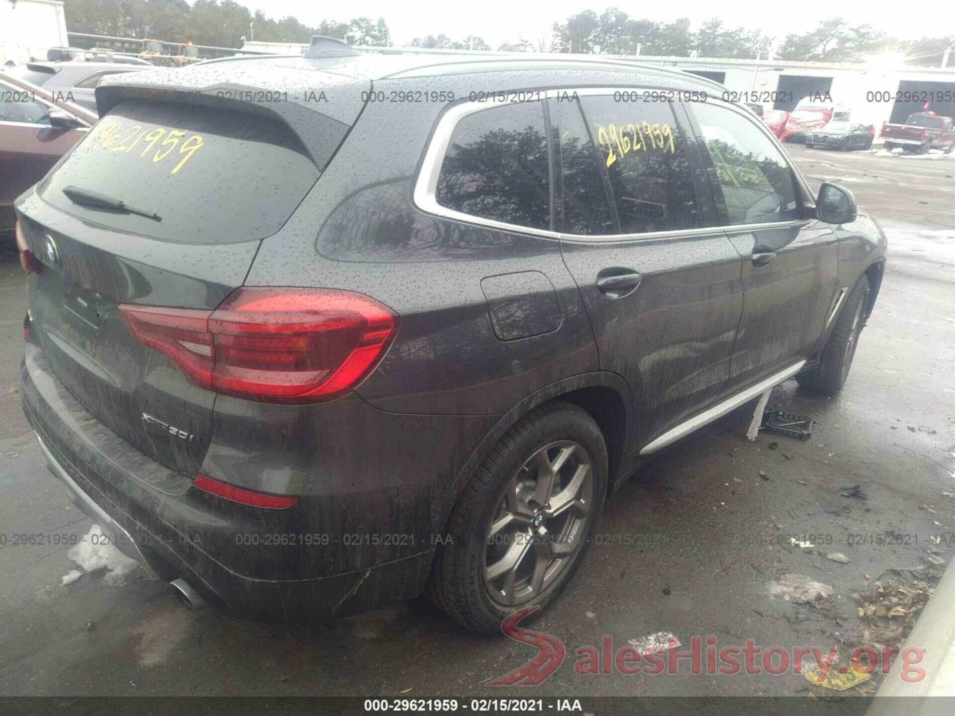 5UXTY5C05M9F57312 2021 BMW X3