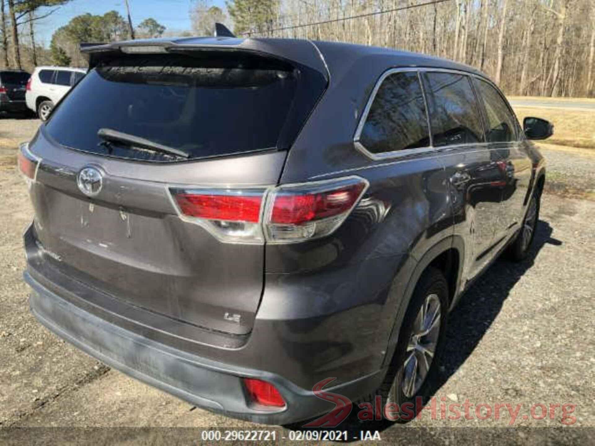 5TDZKRFH8GS122650 2016 TOYOTA HIGHLANDER