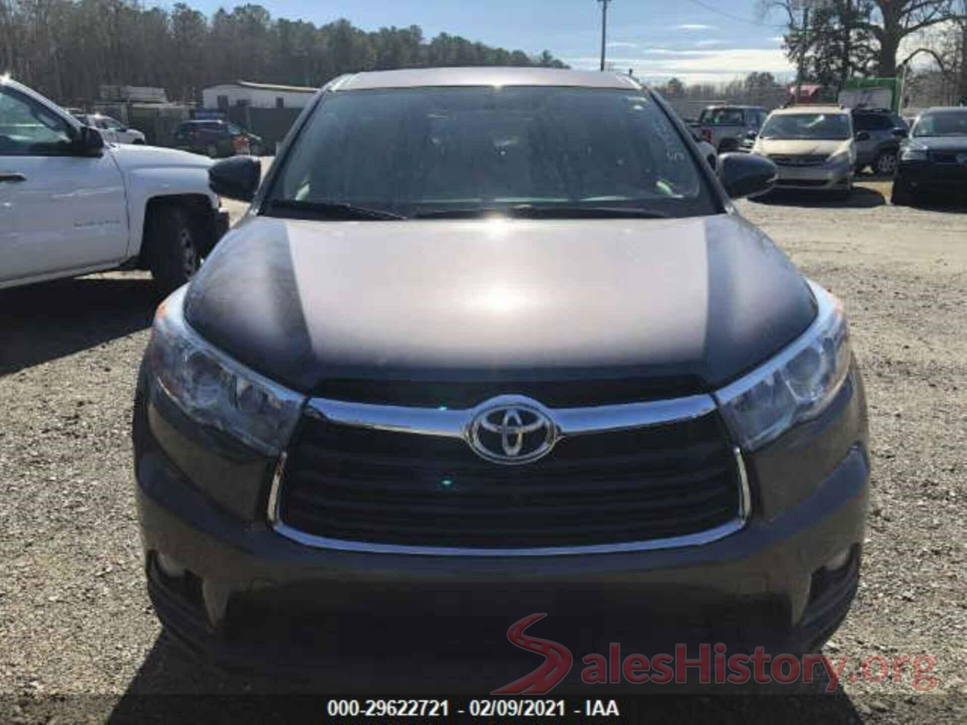 5TDZKRFH8GS122650 2016 TOYOTA HIGHLANDER