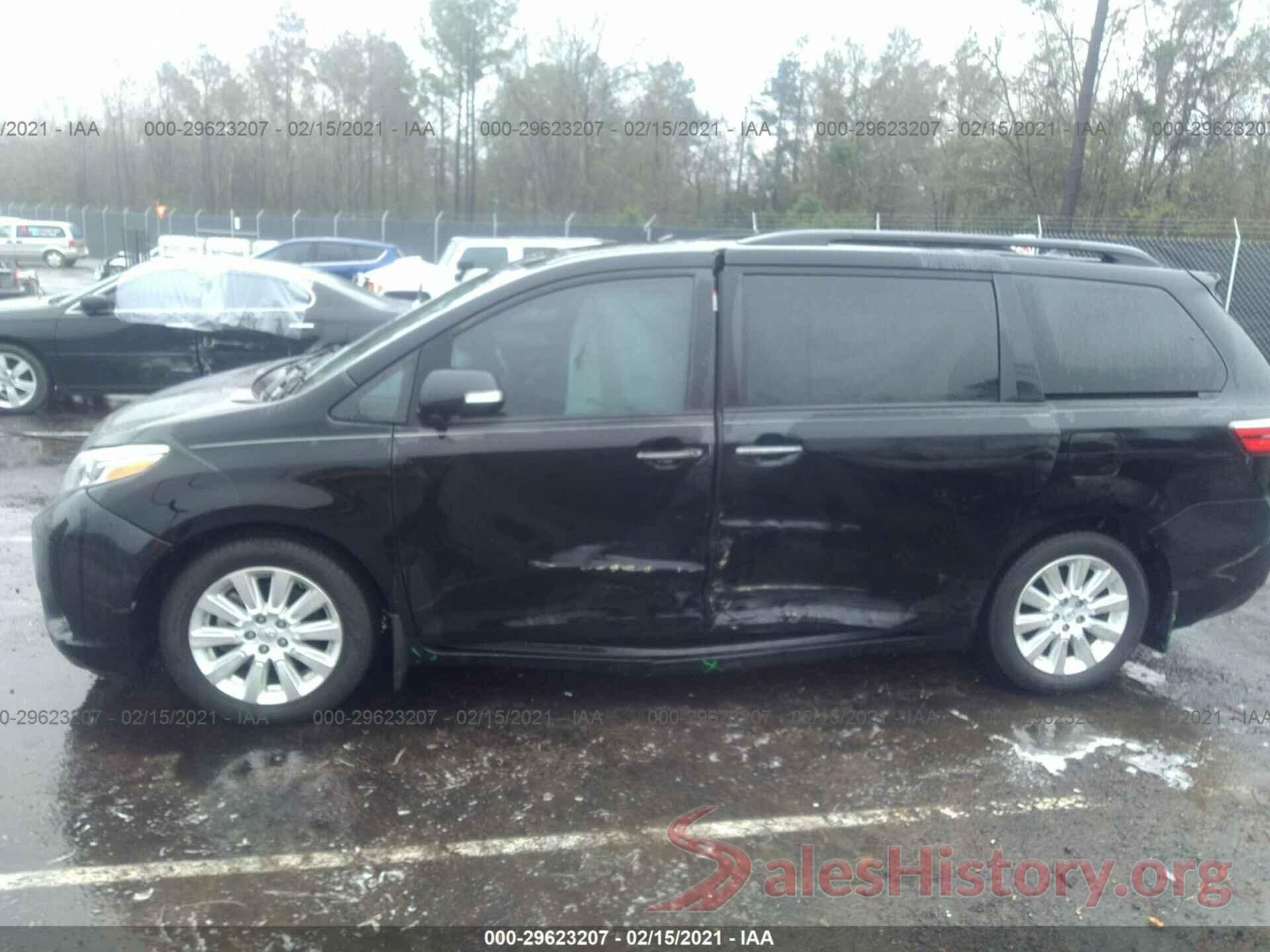 5TDYK3DC6GS752277 2016 TOYOTA SIENNA