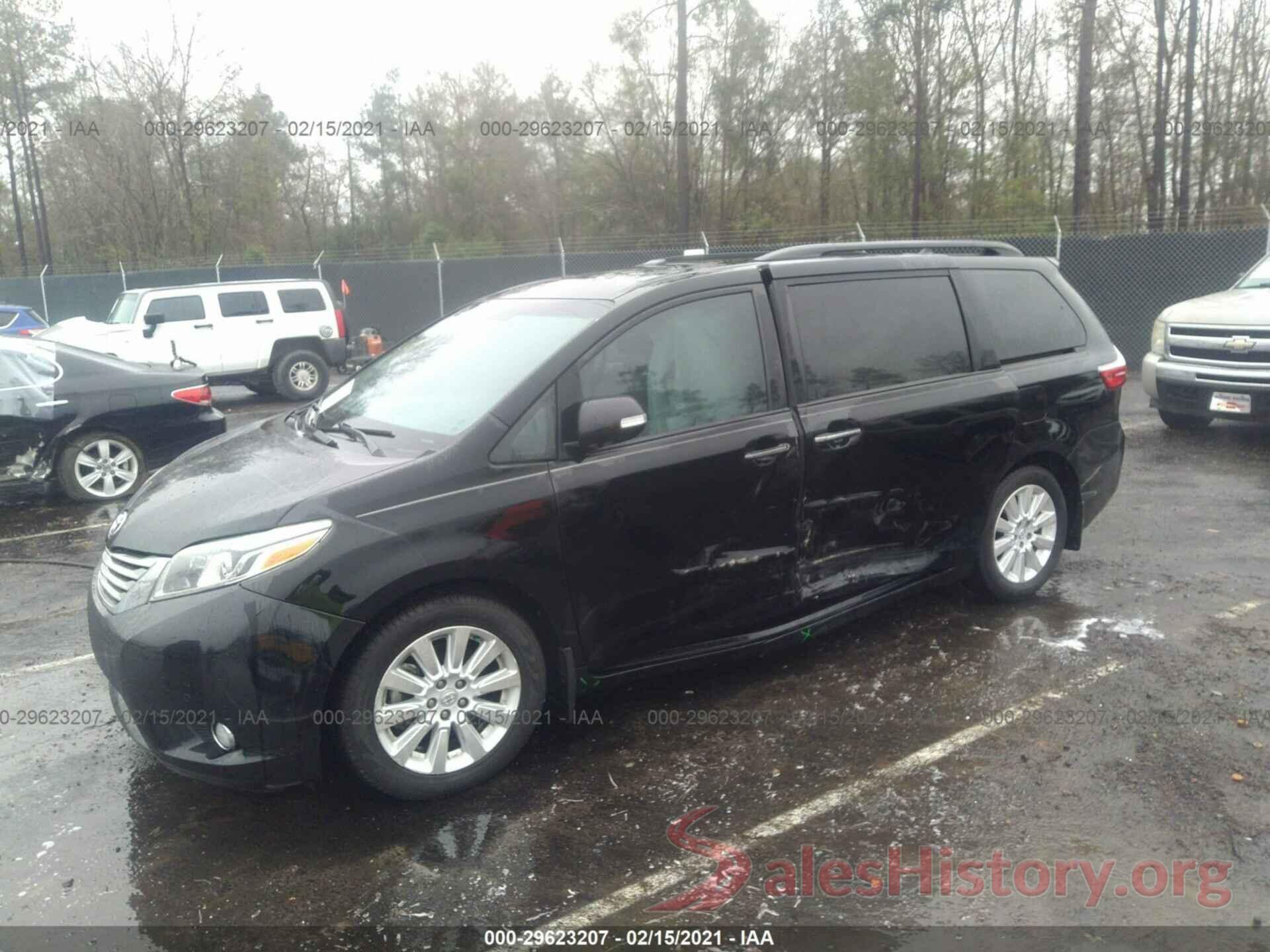 5TDYK3DC6GS752277 2016 TOYOTA SIENNA