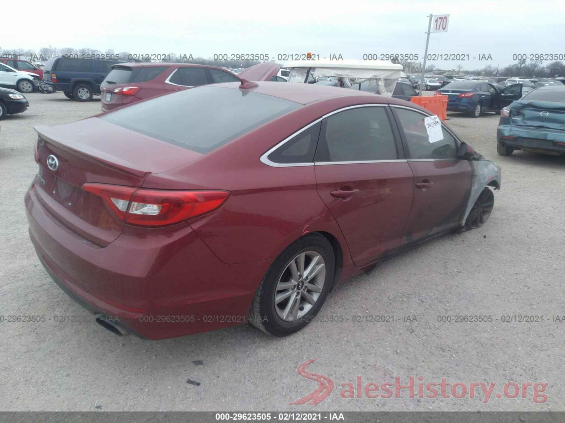 5NPE24AF7GH323968 2016 HYUNDAI SONATA