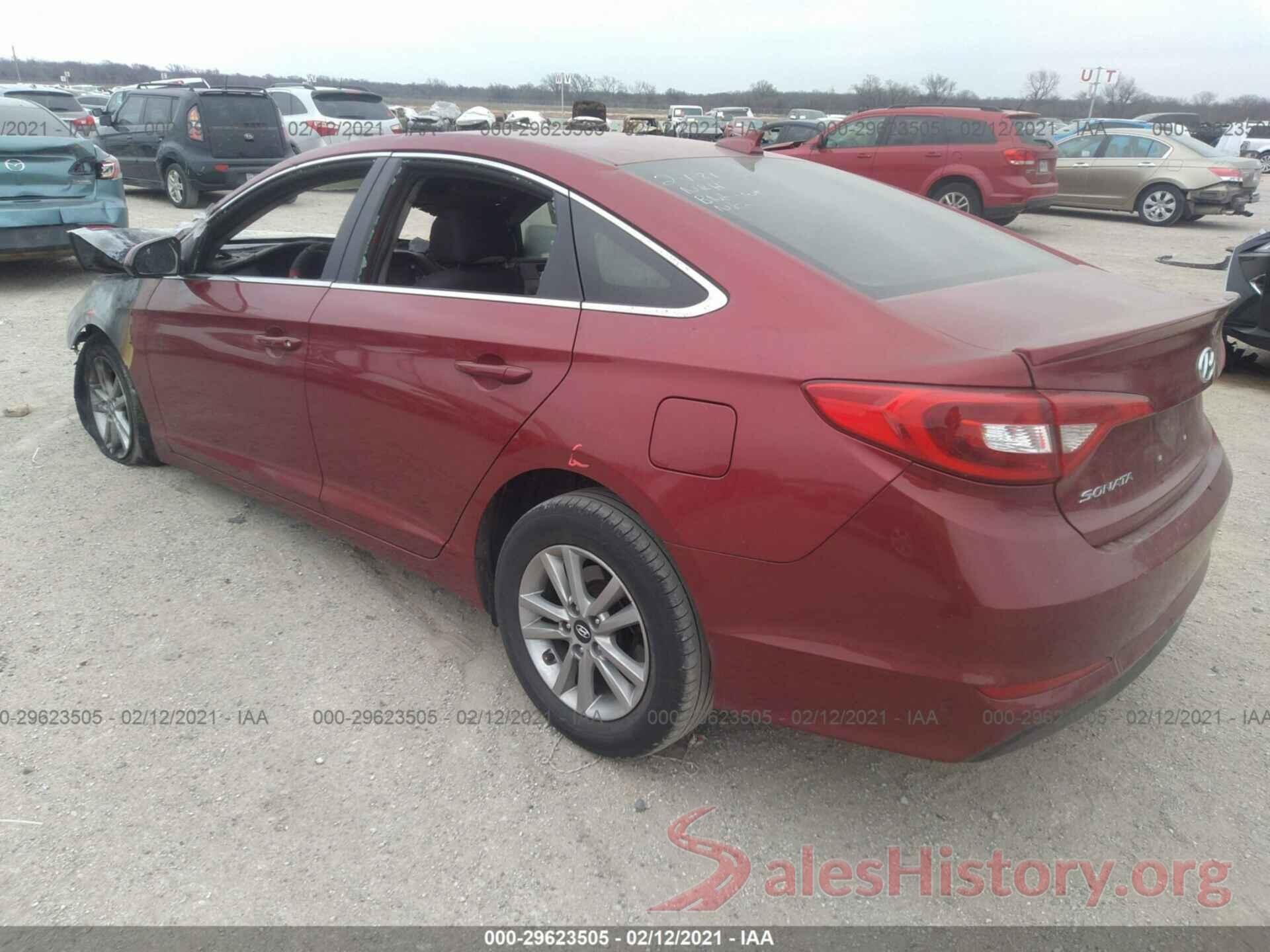 5NPE24AF7GH323968 2016 HYUNDAI SONATA