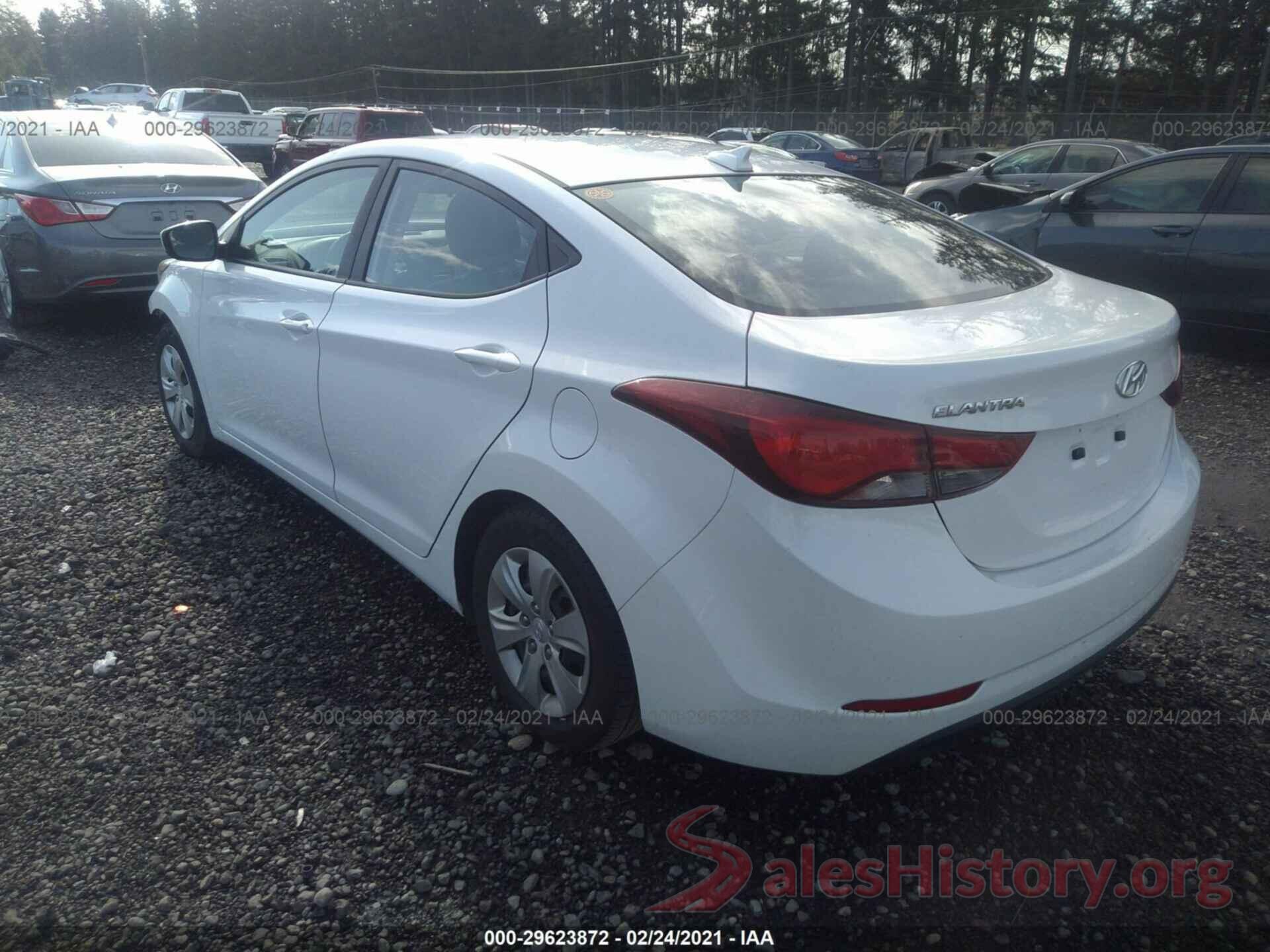 5NPDH4AEXGH698285 2016 HYUNDAI ELANTRA