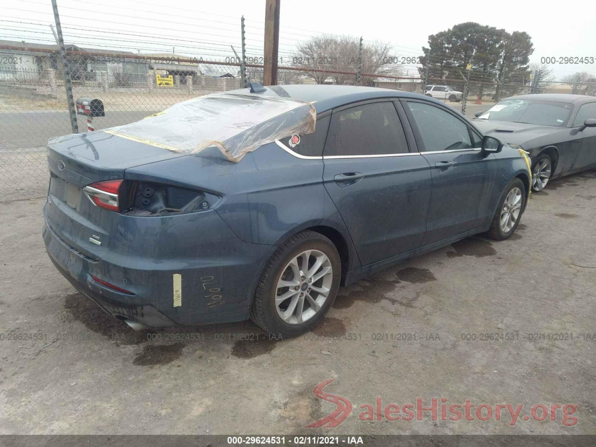 3FA6P0HD9KR103231 2019 FORD FUSION