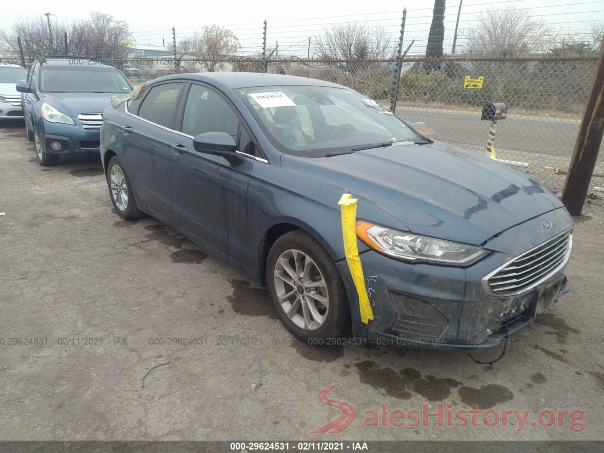 3FA6P0HD9KR103231 2019 FORD FUSION