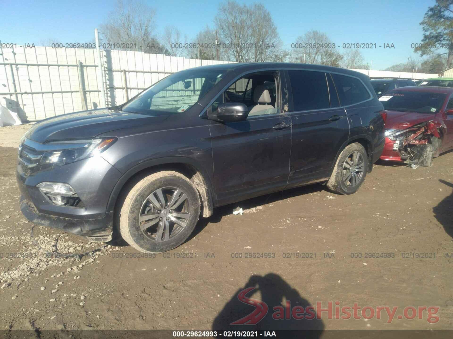 5FNYF5H58HB037454 2017 HONDA PILOT