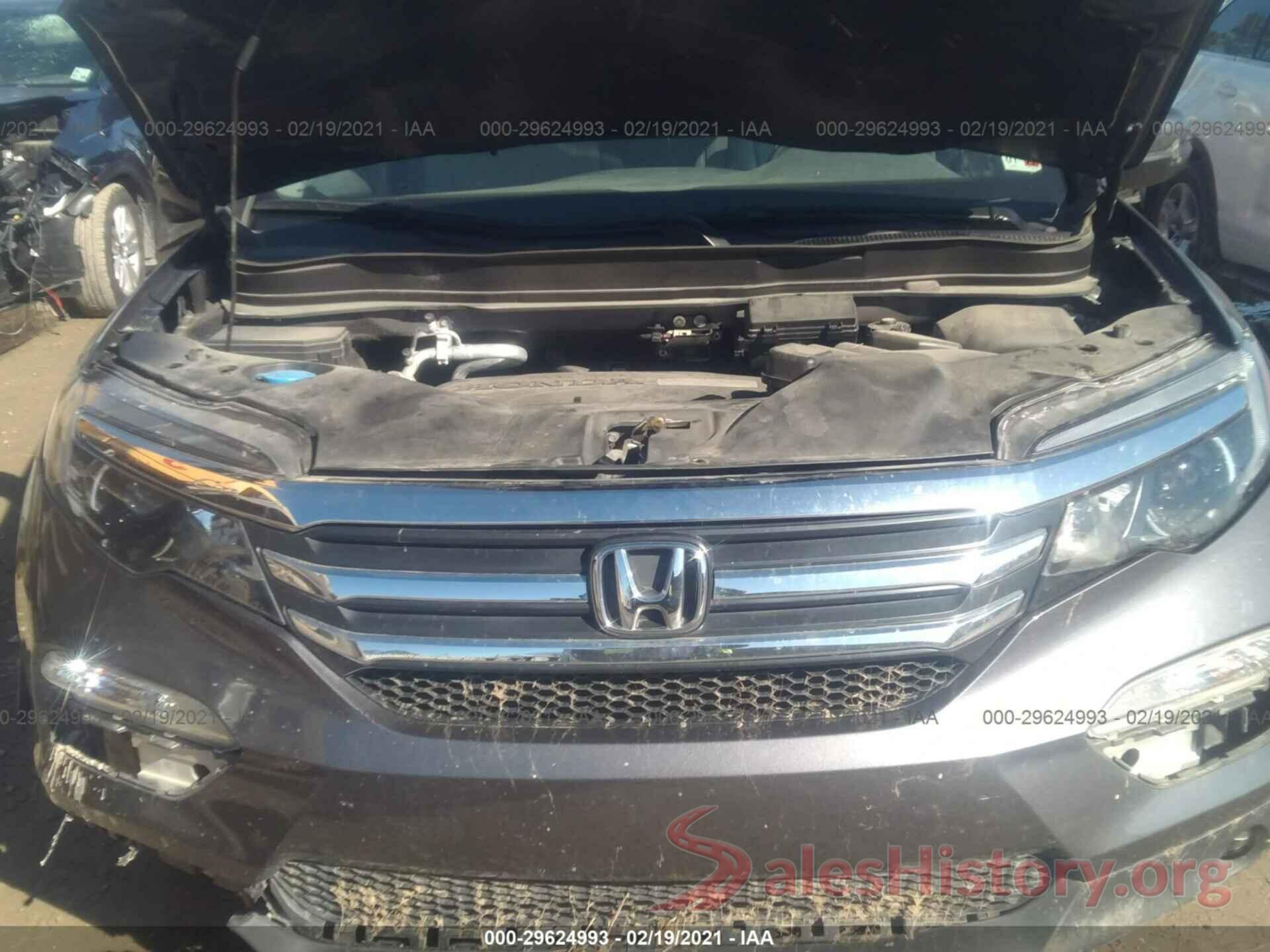 5FNYF5H58HB037454 2017 HONDA PILOT