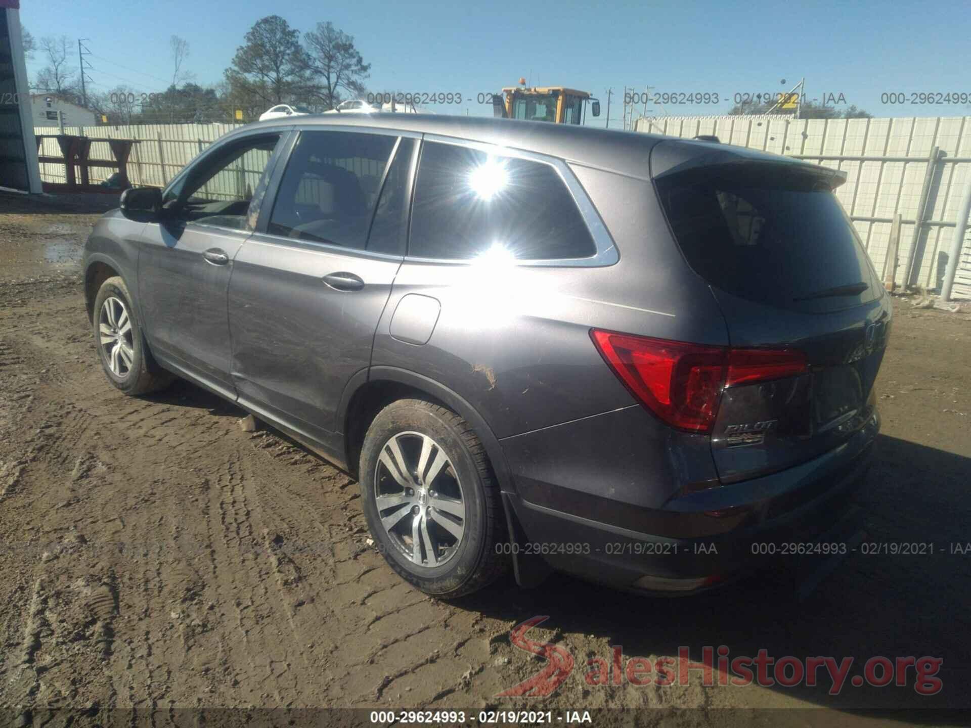 5FNYF5H58HB037454 2017 HONDA PILOT