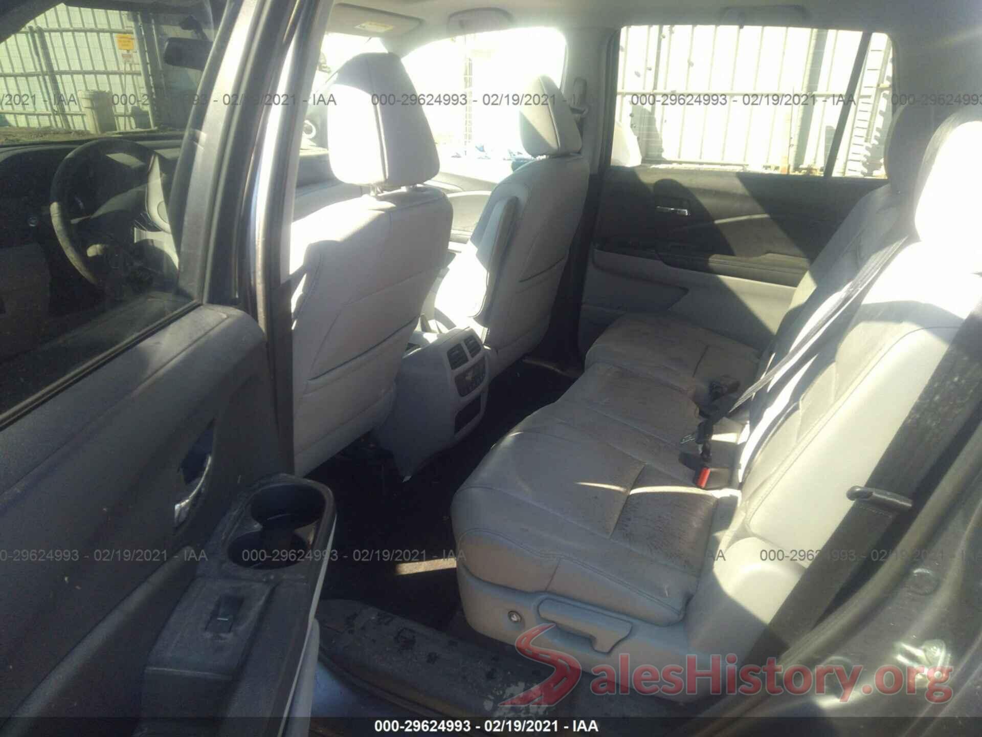 5FNYF5H58HB037454 2017 HONDA PILOT