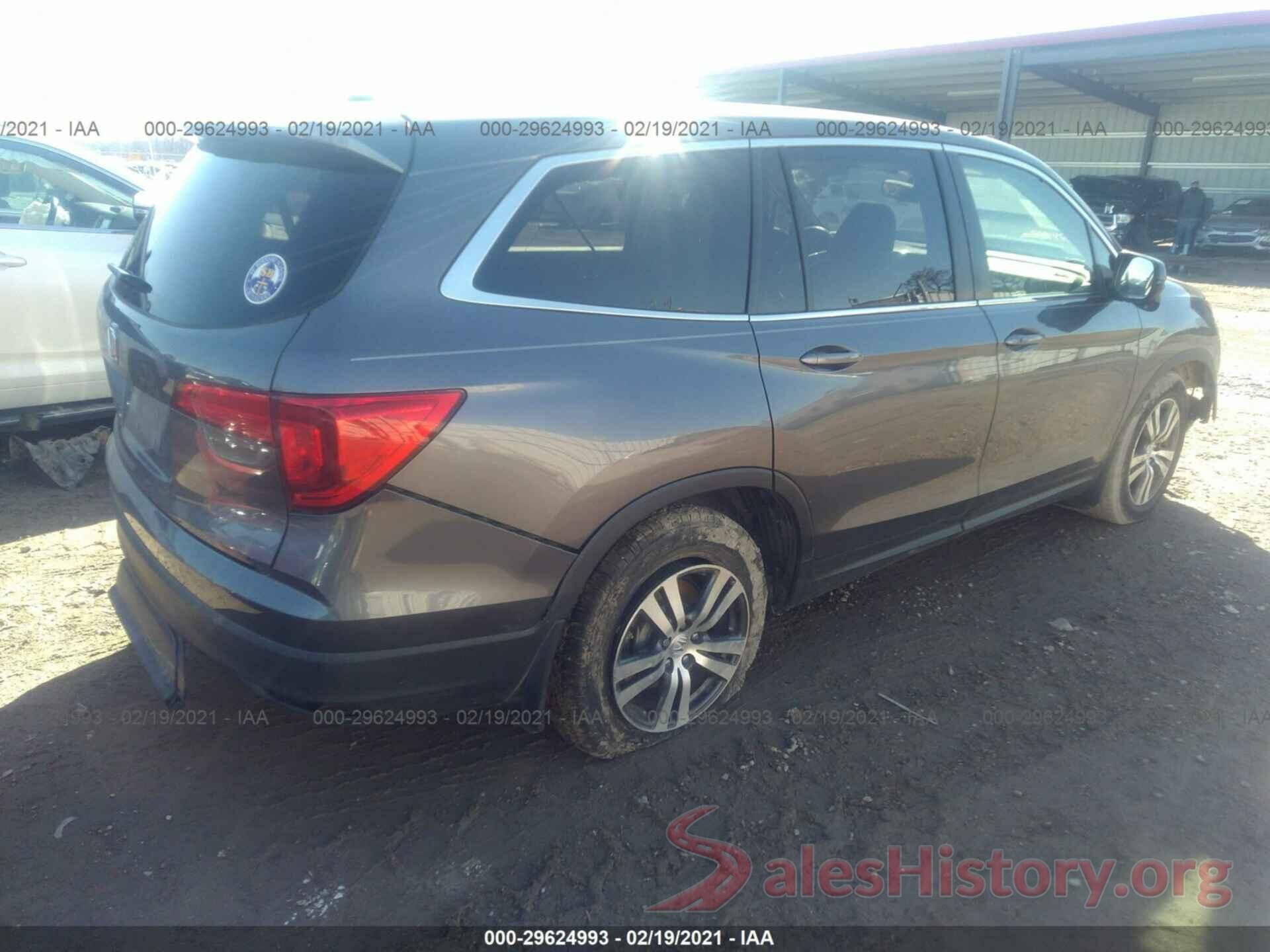 5FNYF5H58HB037454 2017 HONDA PILOT