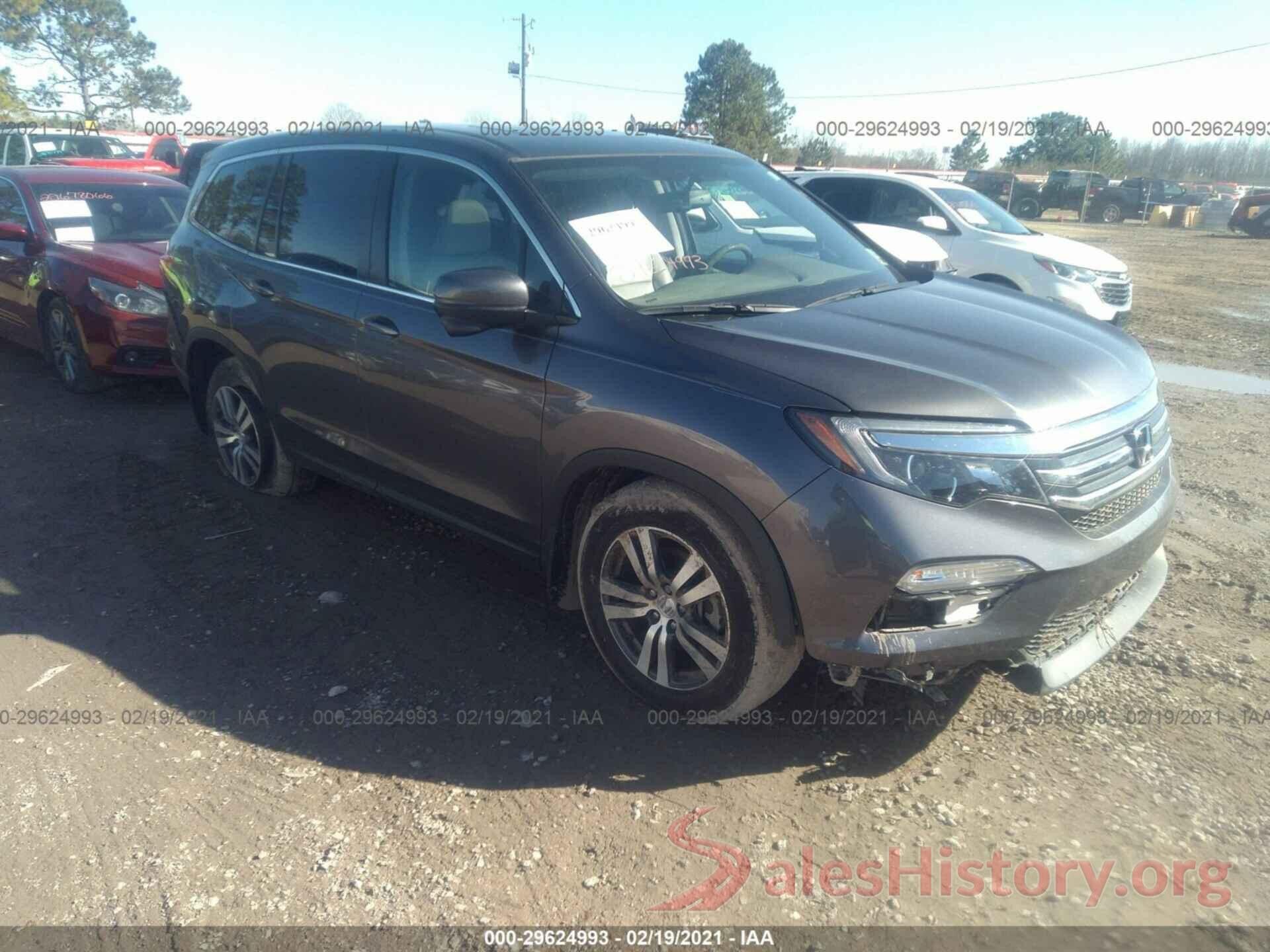 5FNYF5H58HB037454 2017 HONDA PILOT