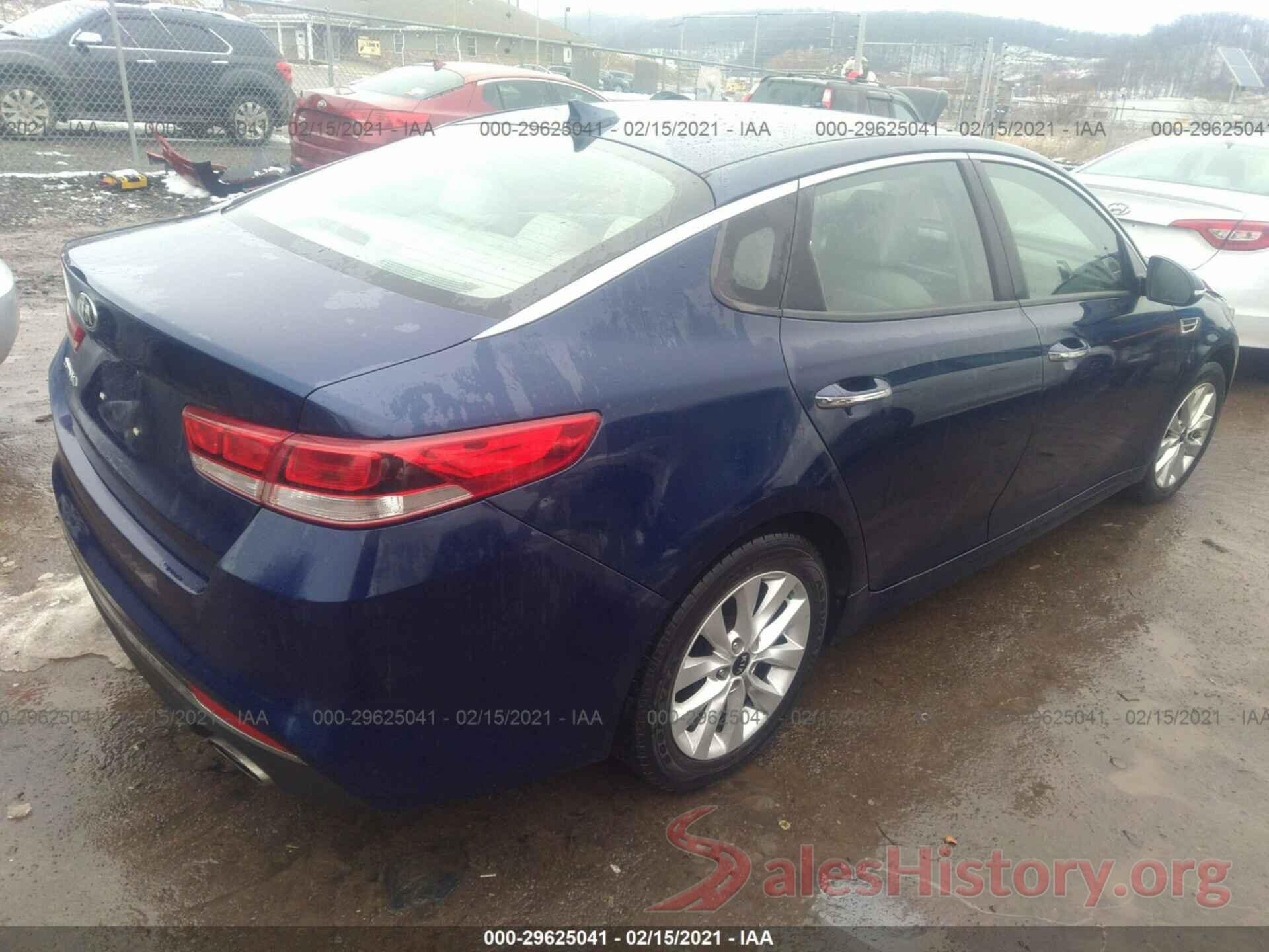 5XXGT4L31GG037053 2016 KIA OPTIMA