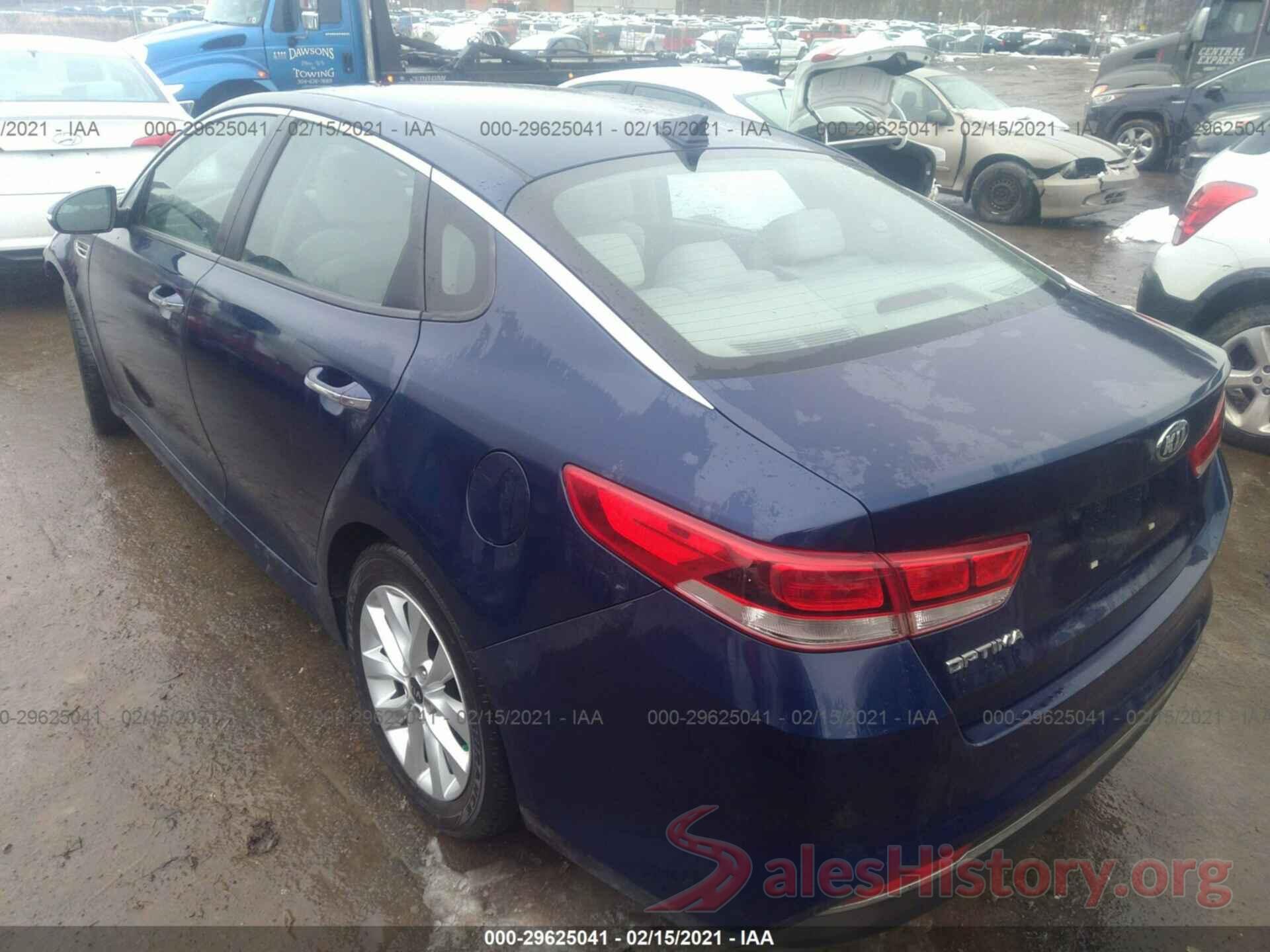 5XXGT4L31GG037053 2016 KIA OPTIMA