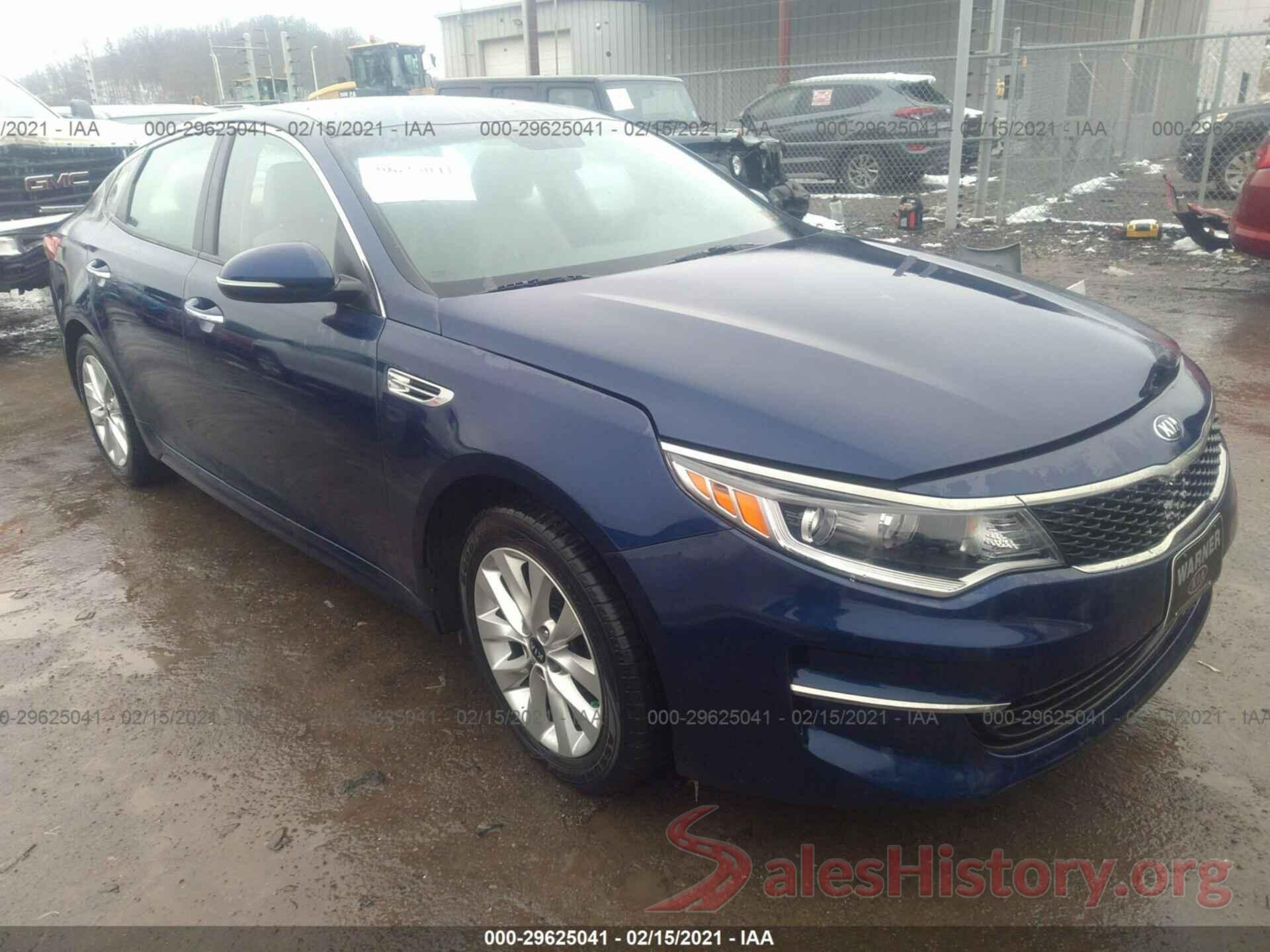 5XXGT4L31GG037053 2016 KIA OPTIMA