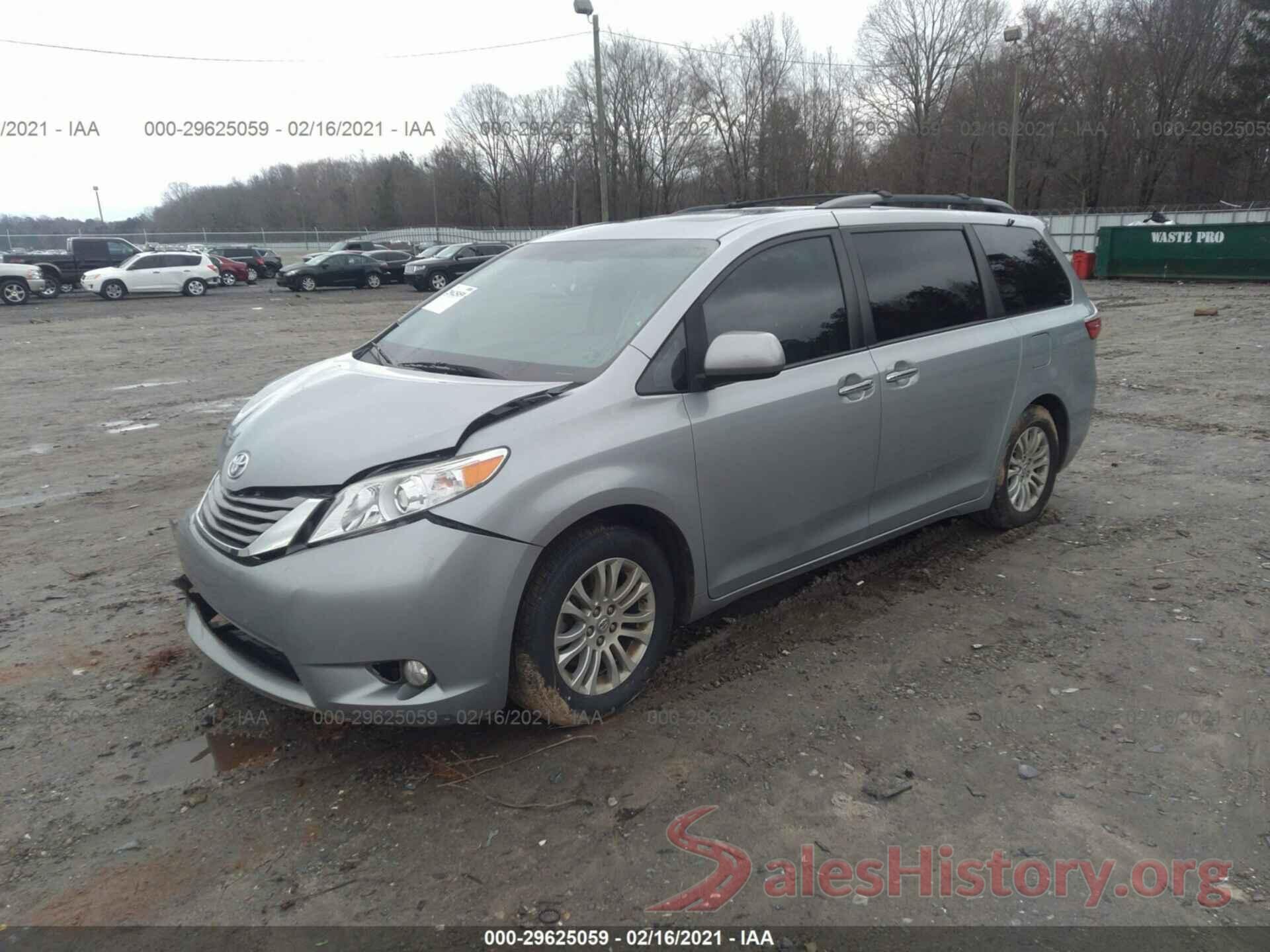 5TDYK3DC0FS631260 2015 TOYOTA SIENNA