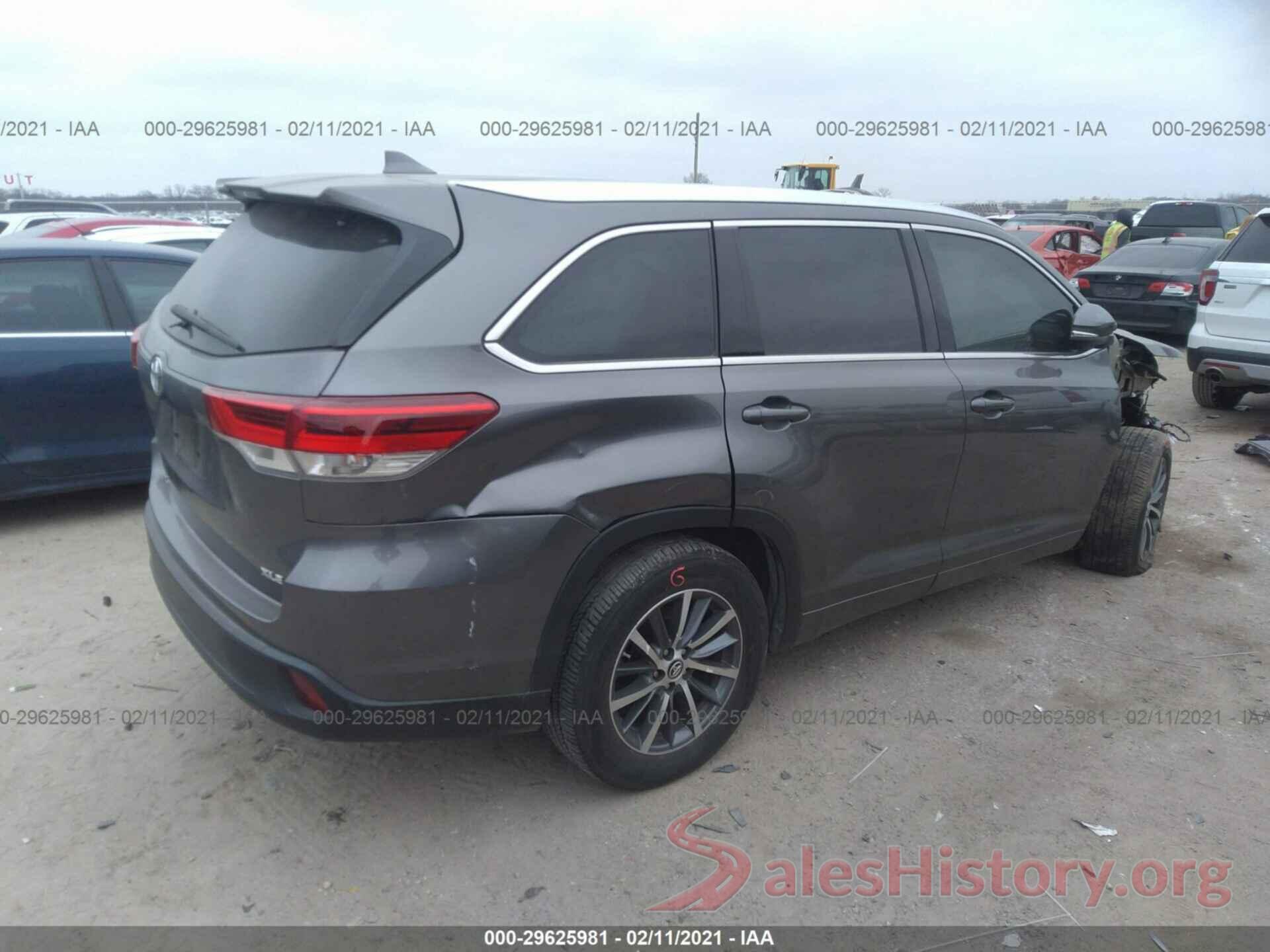 5TDKZRFH7JS279820 2018 TOYOTA HIGHLANDER