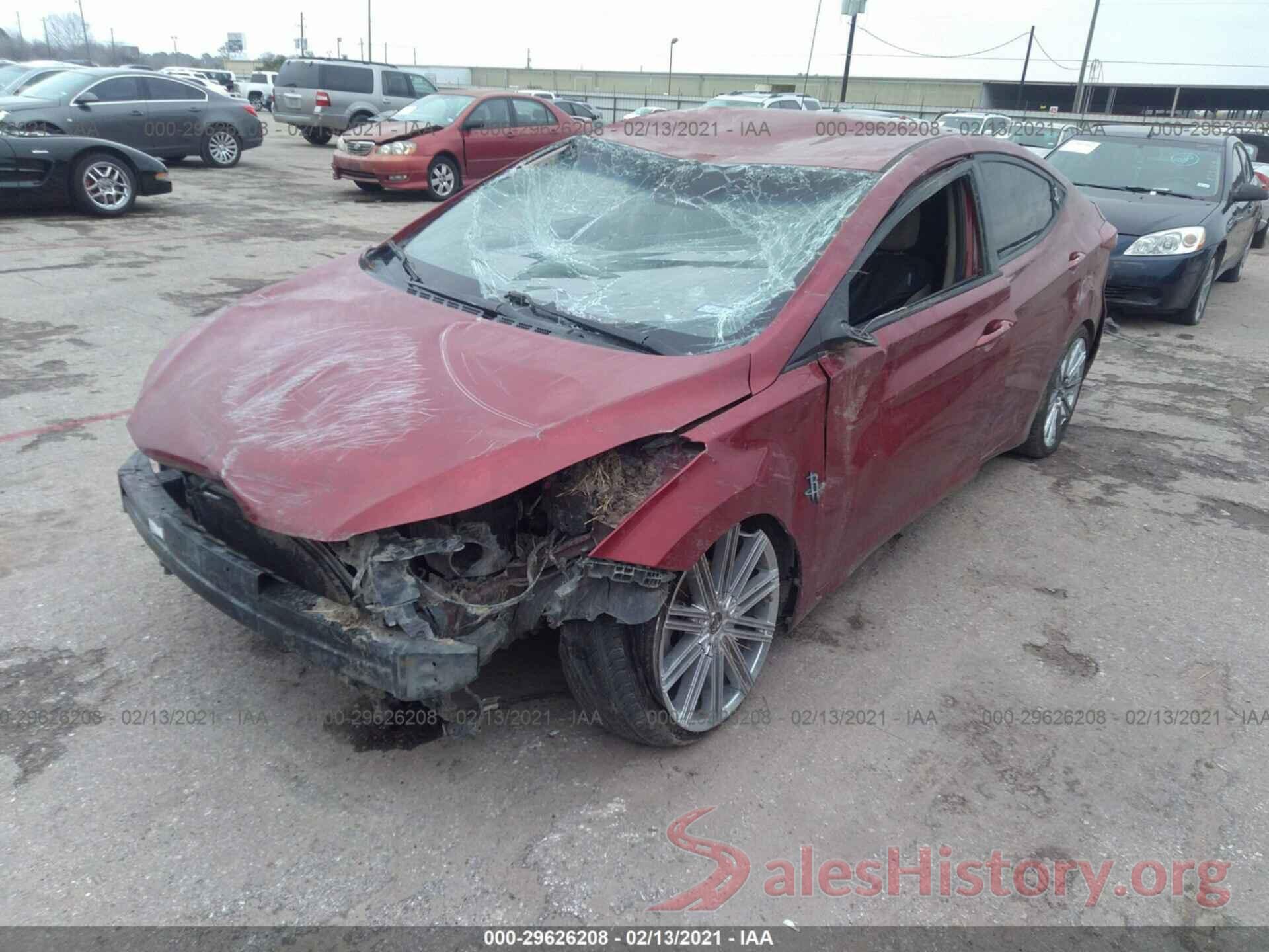 5NPDH4AE3GH711961 2016 HYUNDAI ELANTRA