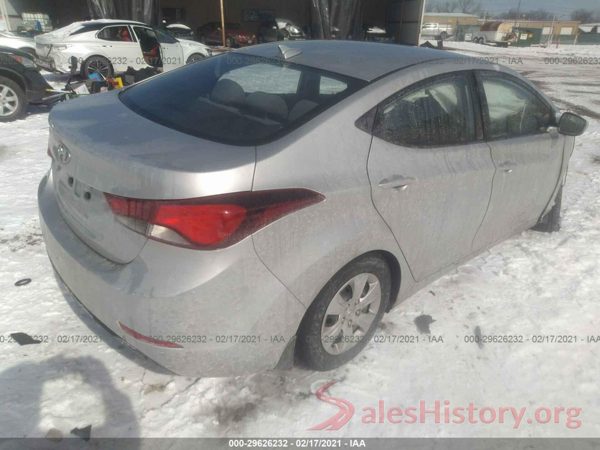 5NPDH4AE5GH759770 2016 HYUNDAI ELANTRA