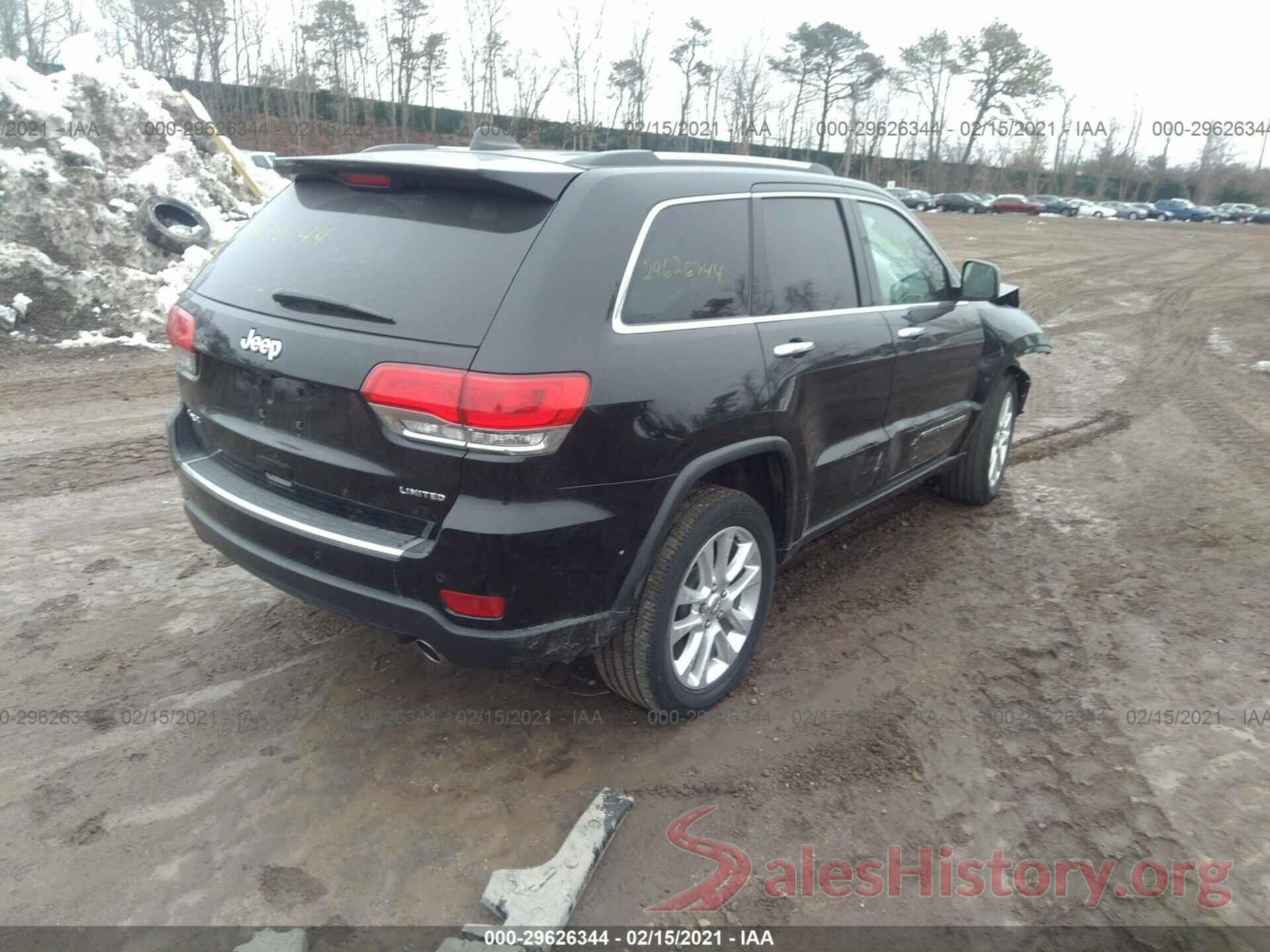 1C4RJFBG6HC873604 2017 JEEP GRAND CHEROKEE