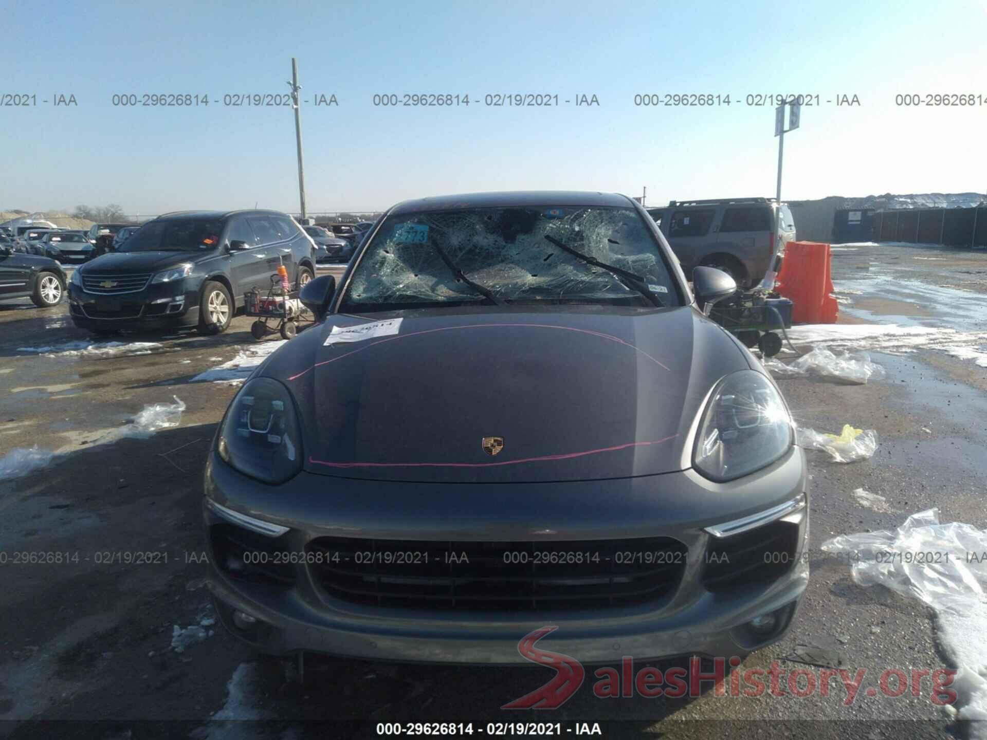 WP1AA2A27GLA09282 2016 PORSCHE CAYENNE