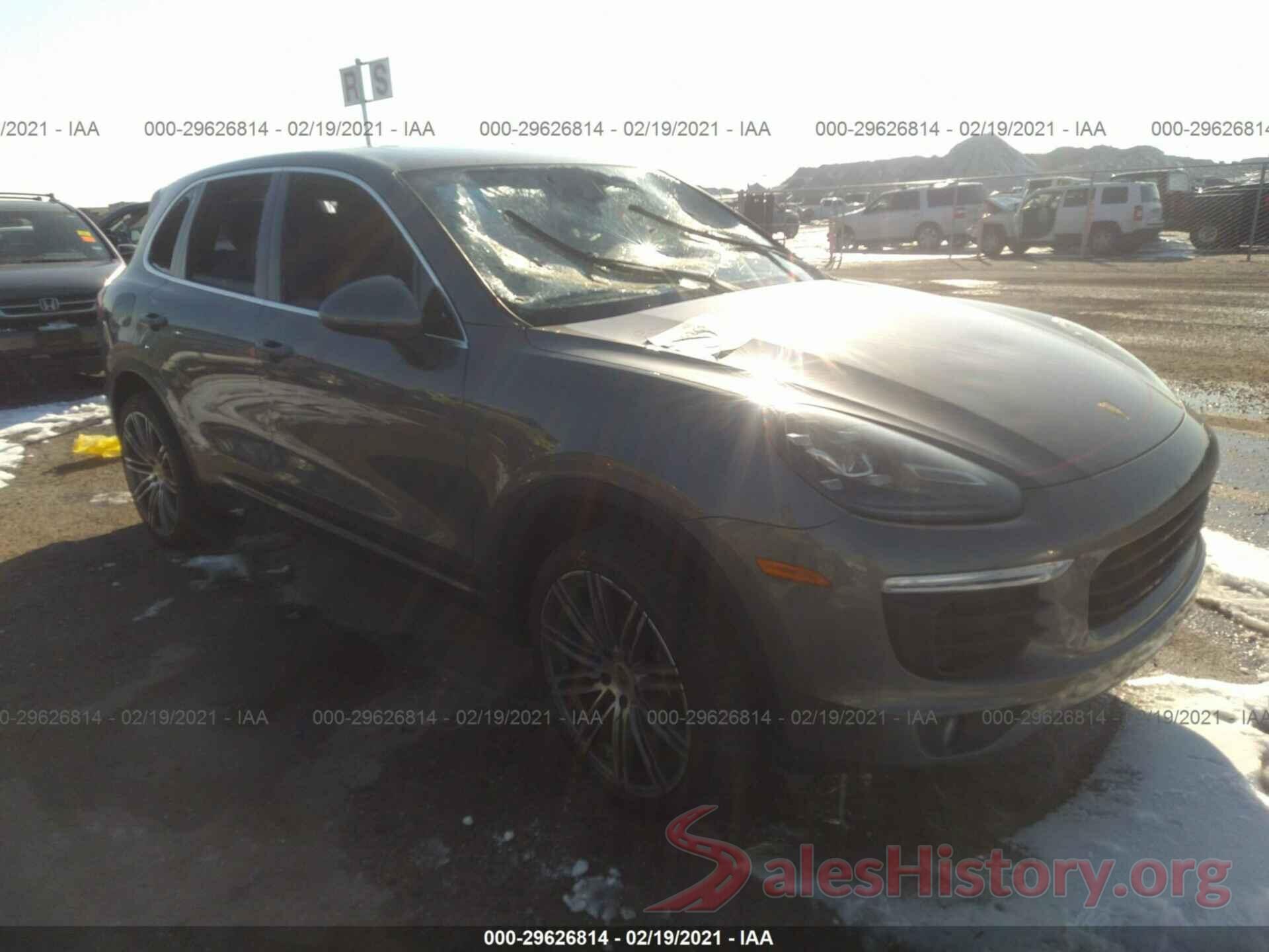 WP1AA2A27GLA09282 2016 PORSCHE CAYENNE