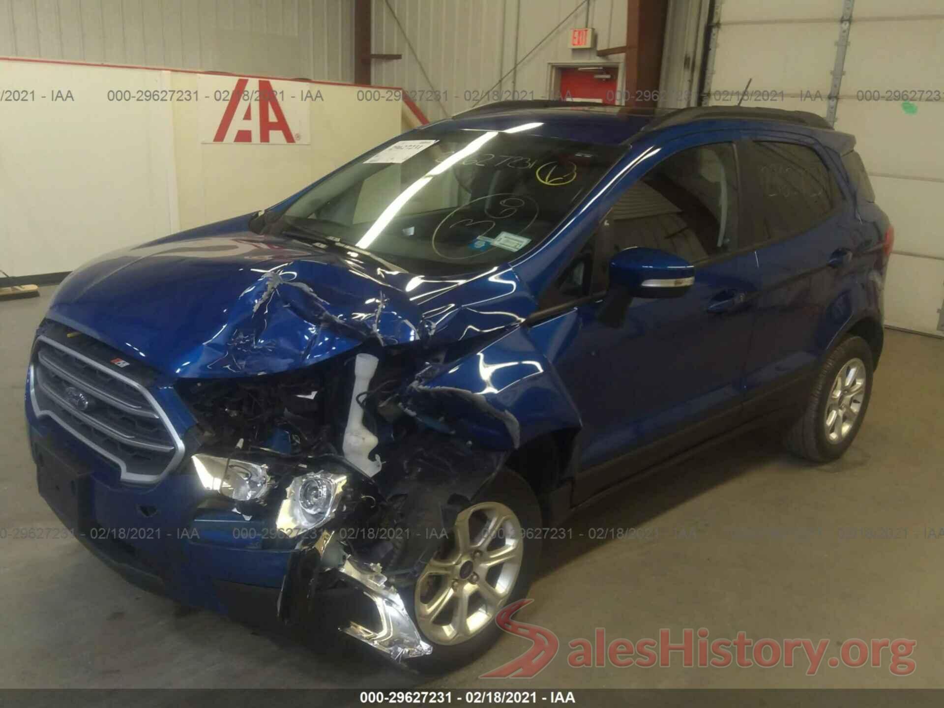 MAJ6S3GL8KC275032 2019 FORD ECOSPORT