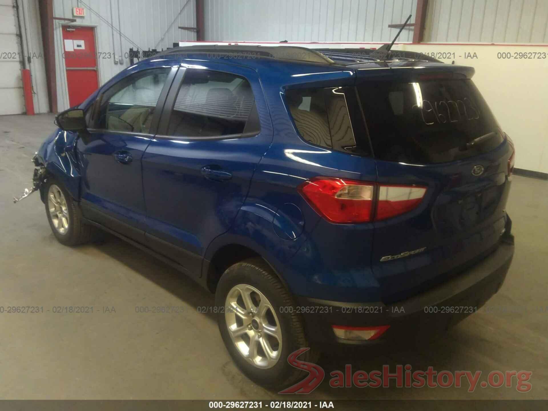 MAJ6S3GL8KC275032 2019 FORD ECOSPORT