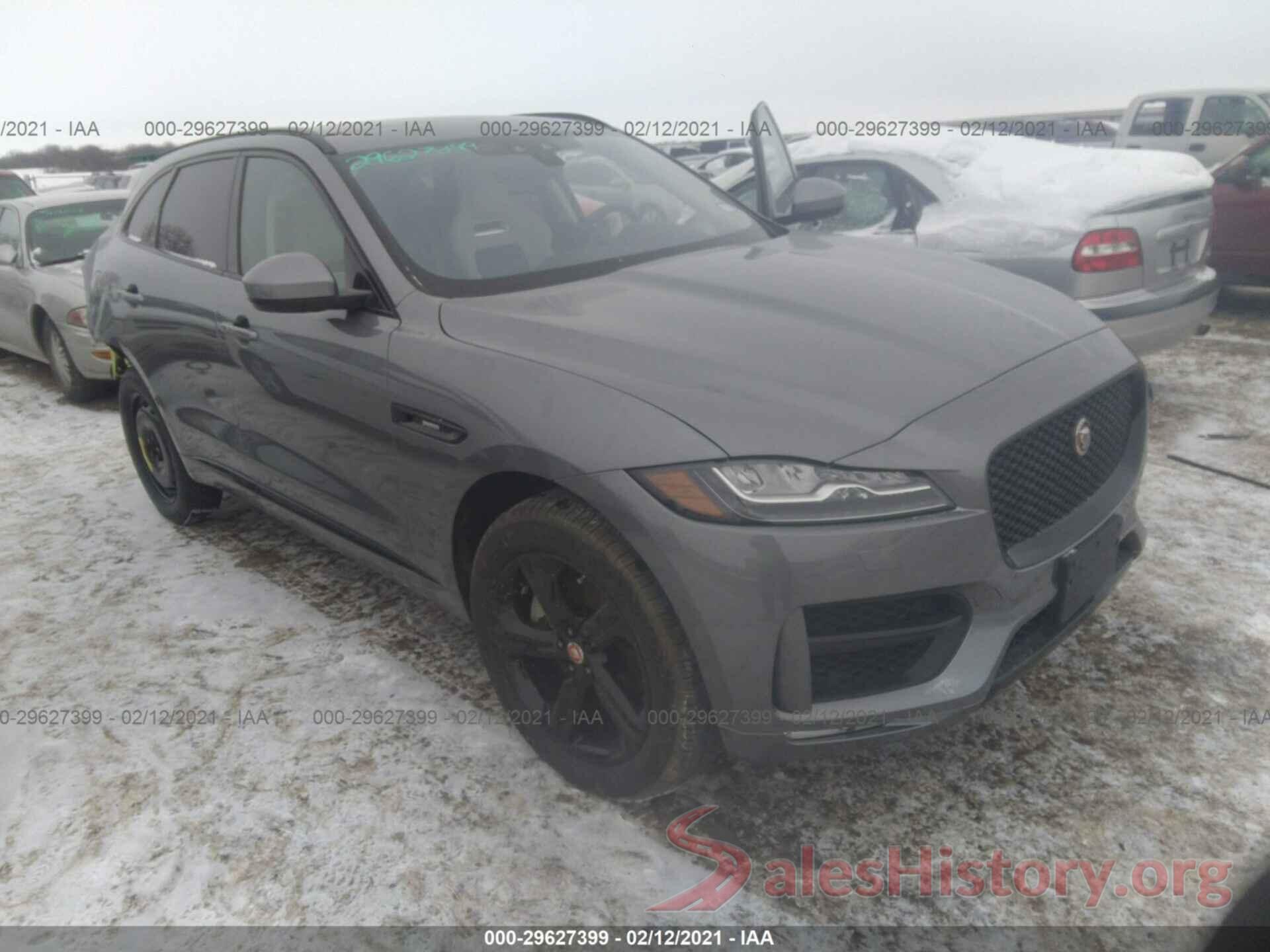 SADCL2GX6LA654832 2020 JAGUAR F-PACE