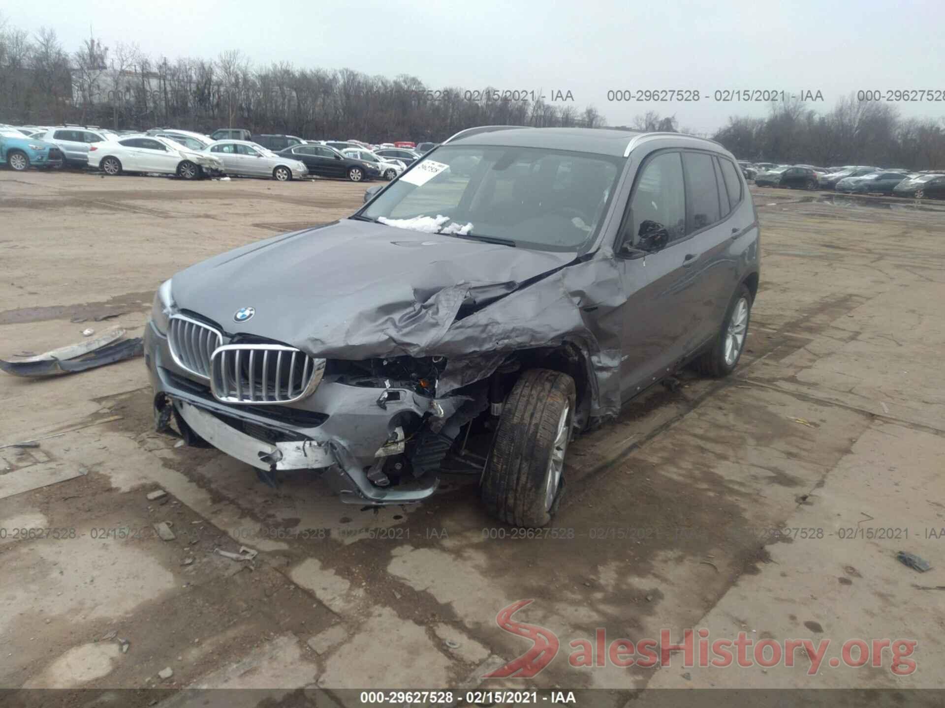 5UXWZ7C35H0X40930 2017 BMW X3