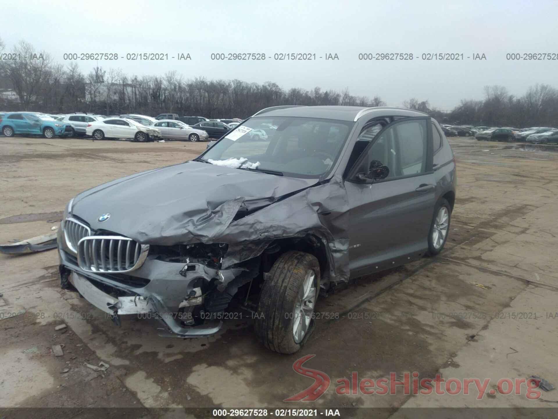 5UXWZ7C35H0X40930 2017 BMW X3