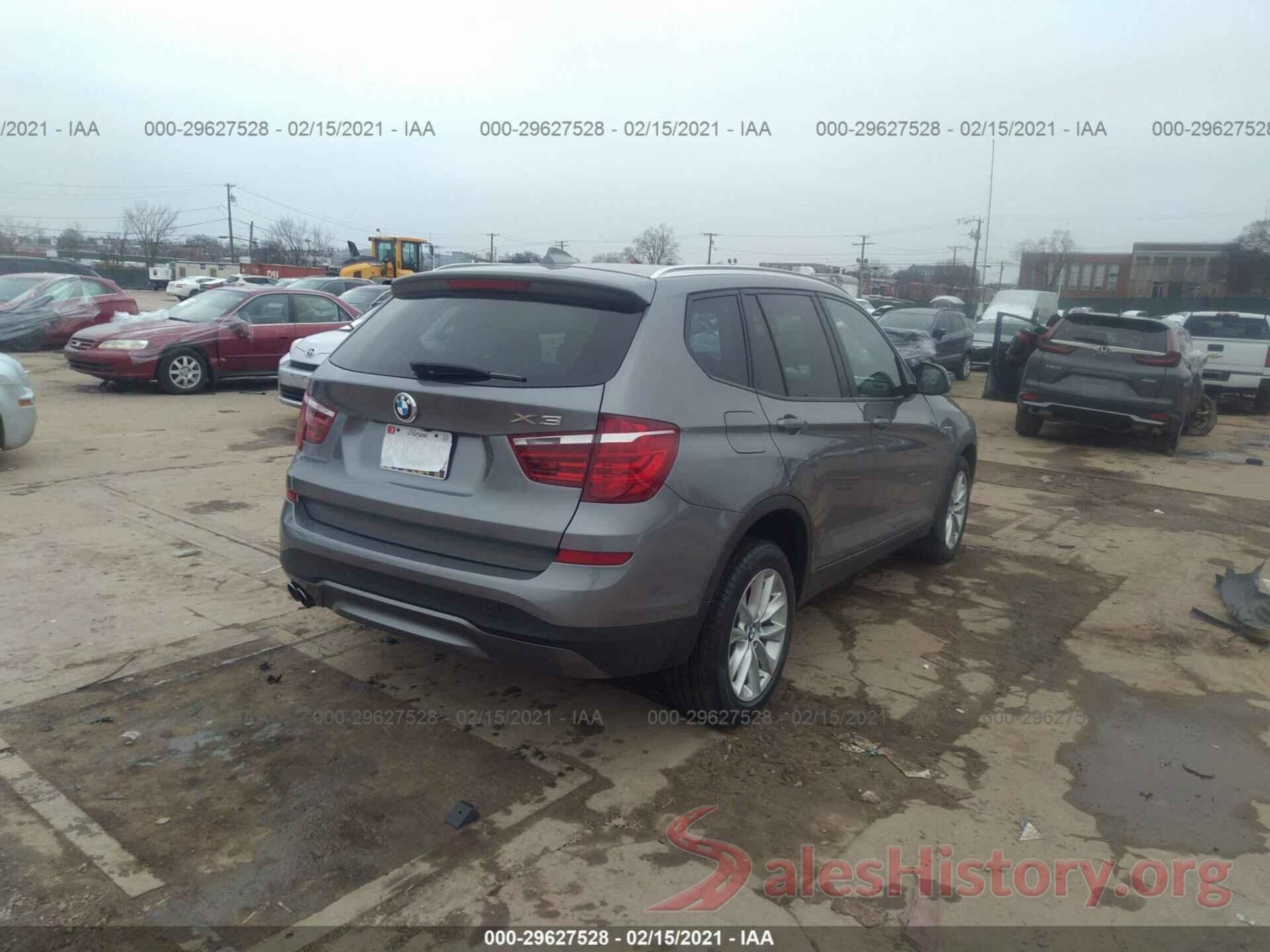 5UXWZ7C35H0X40930 2017 BMW X3