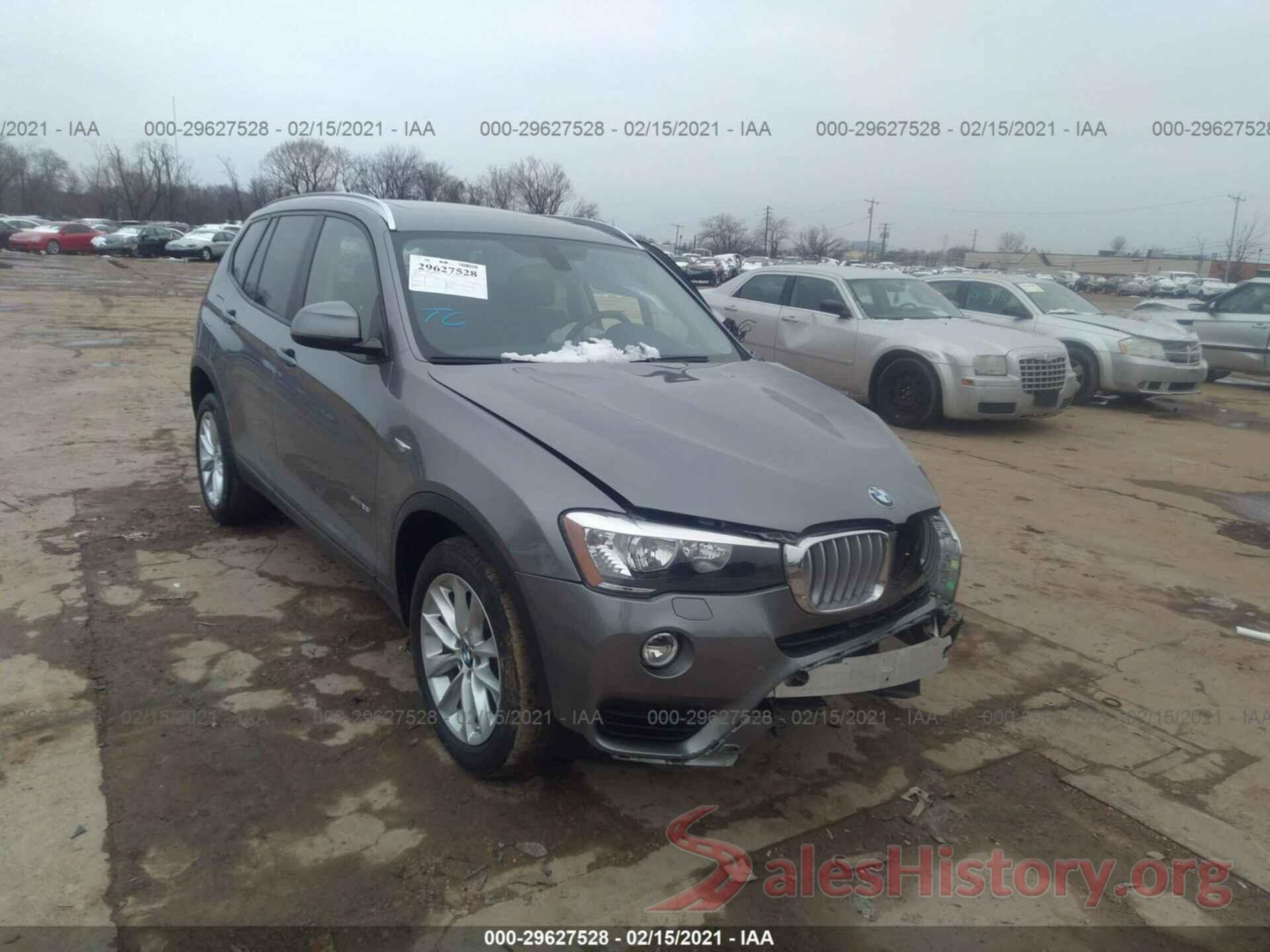 5UXWZ7C35H0X40930 2017 BMW X3