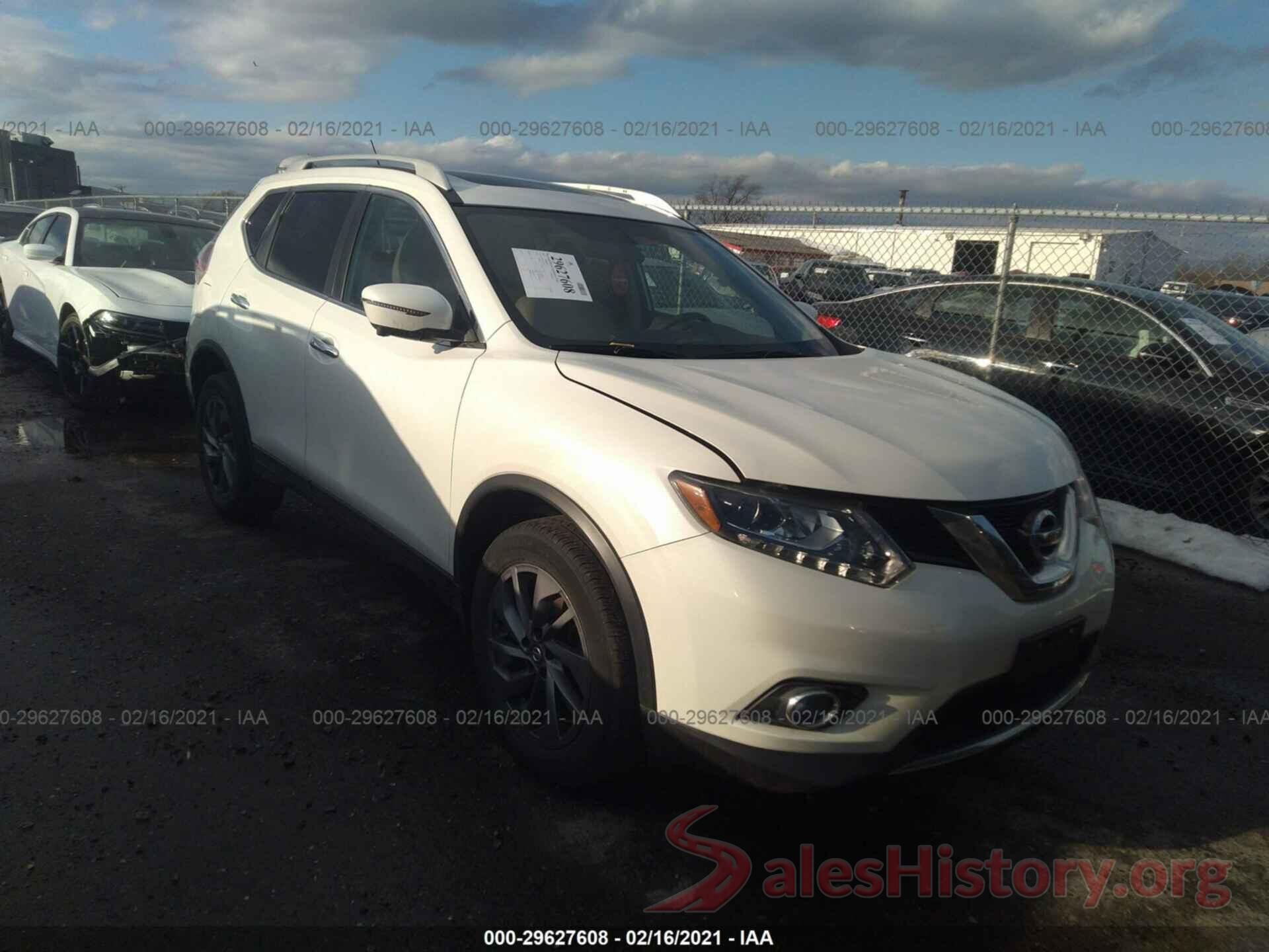 5N1AT2MV6GC874564 2016 NISSAN ROGUE