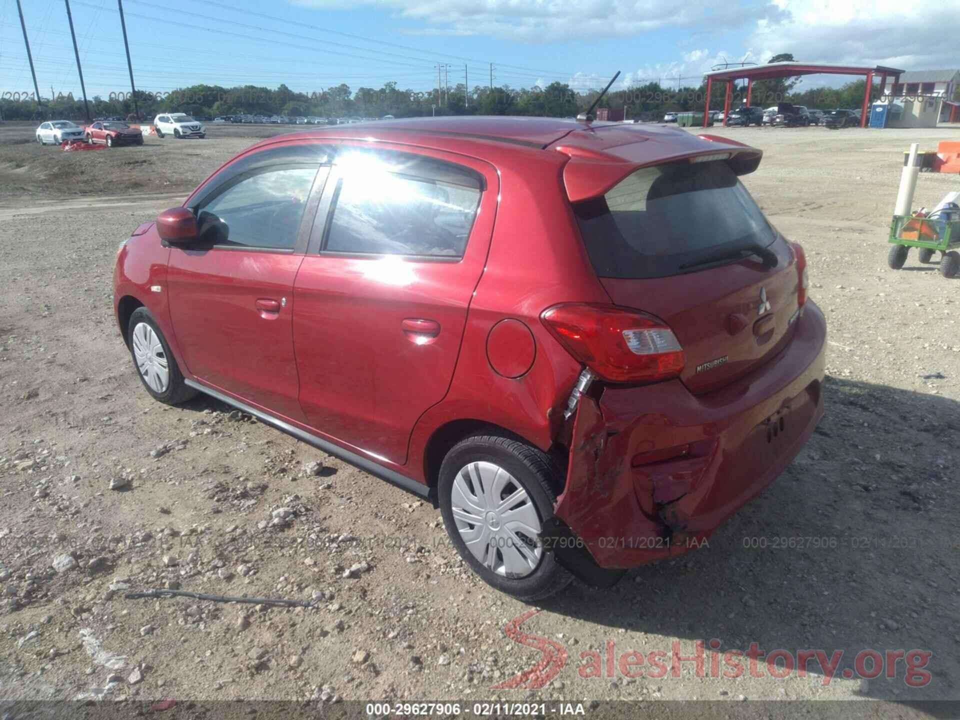 ML32A3HJ0JH005905 2018 MITSUBISHI MIRAGE